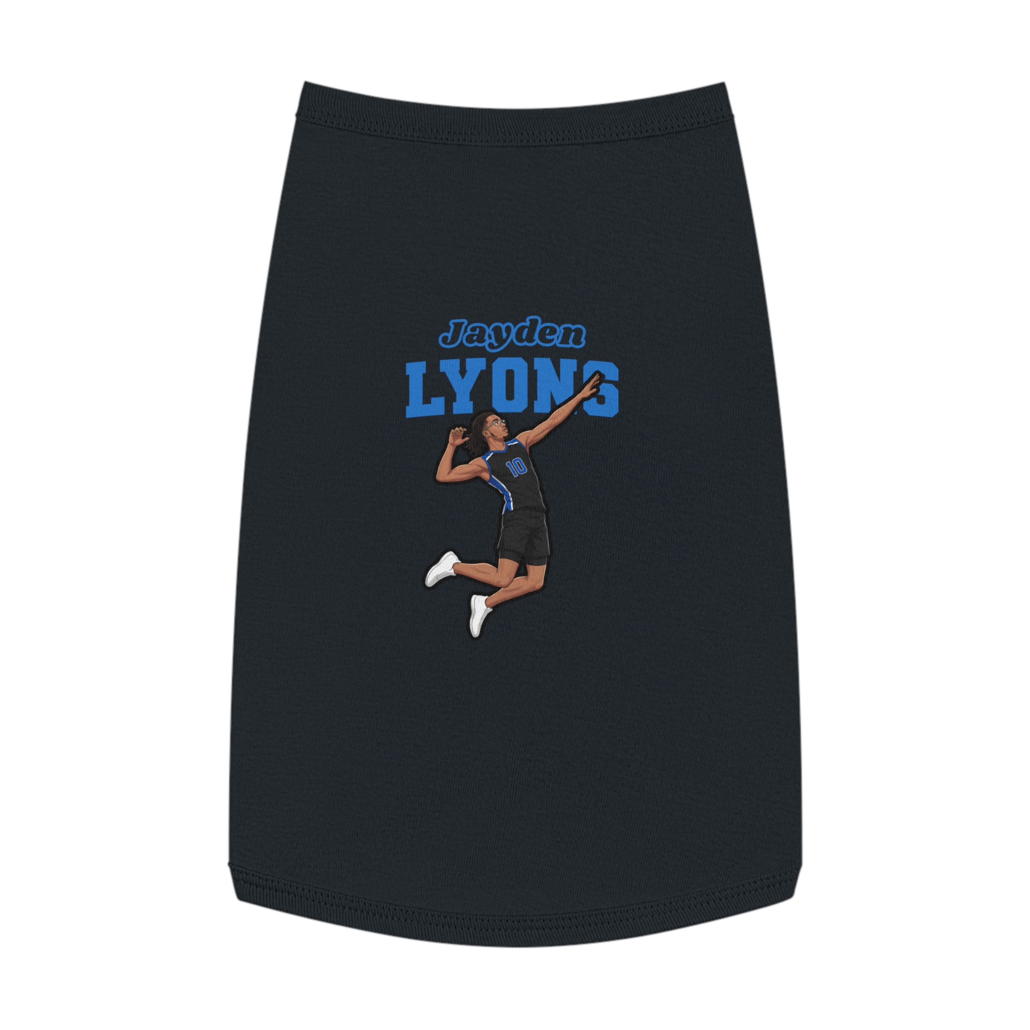 Pet Tank Top — character_name_arch in White