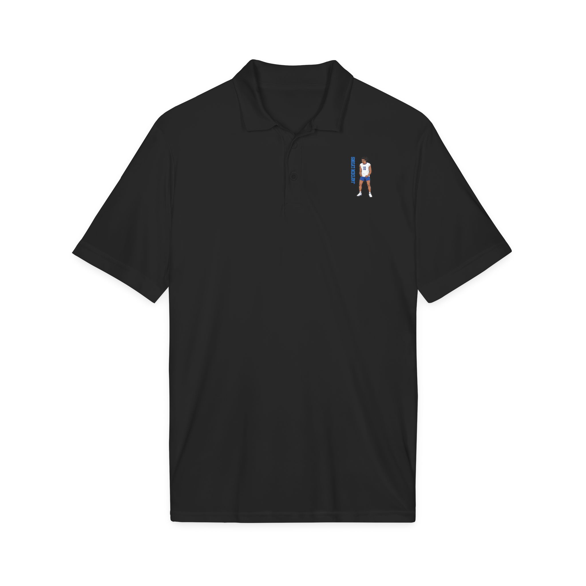 Polo — character_name_vertical in Black