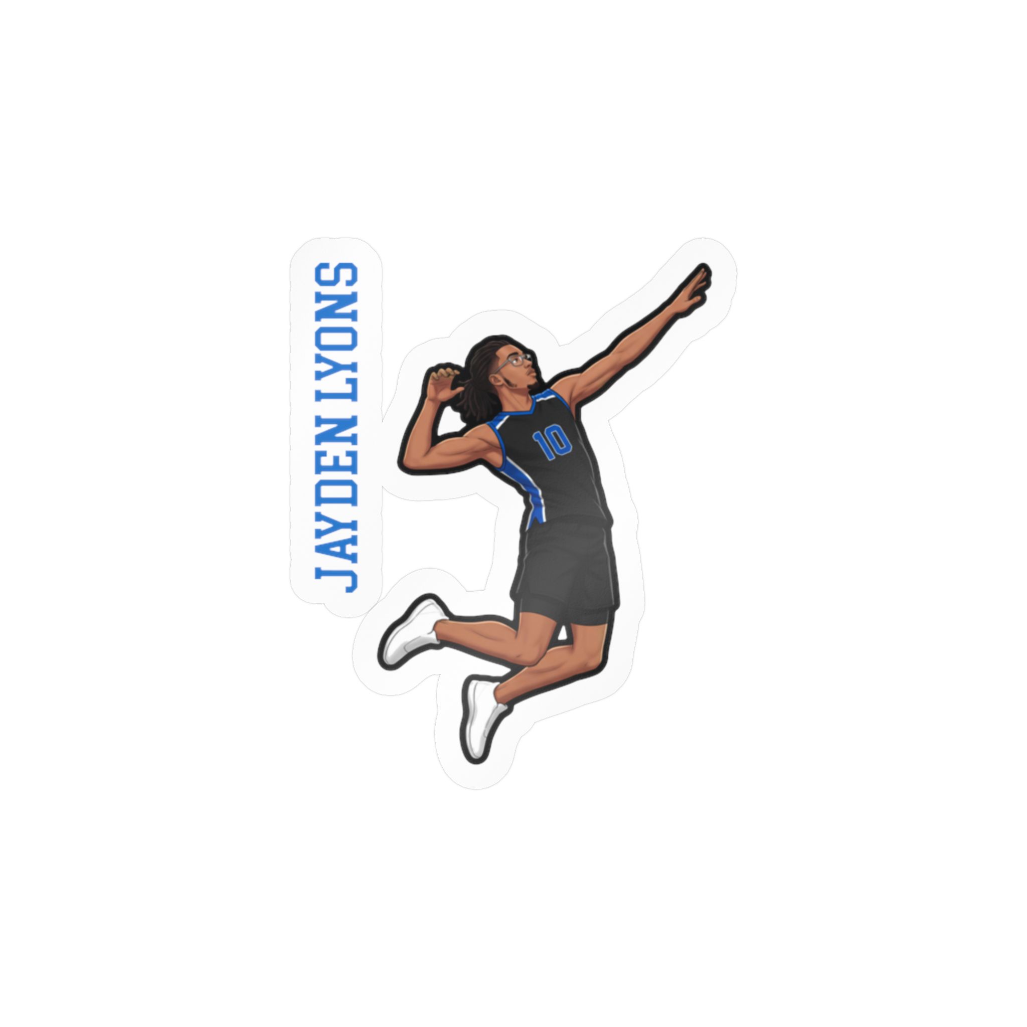 Vinyl Sticker — character_name_vertical in Classic