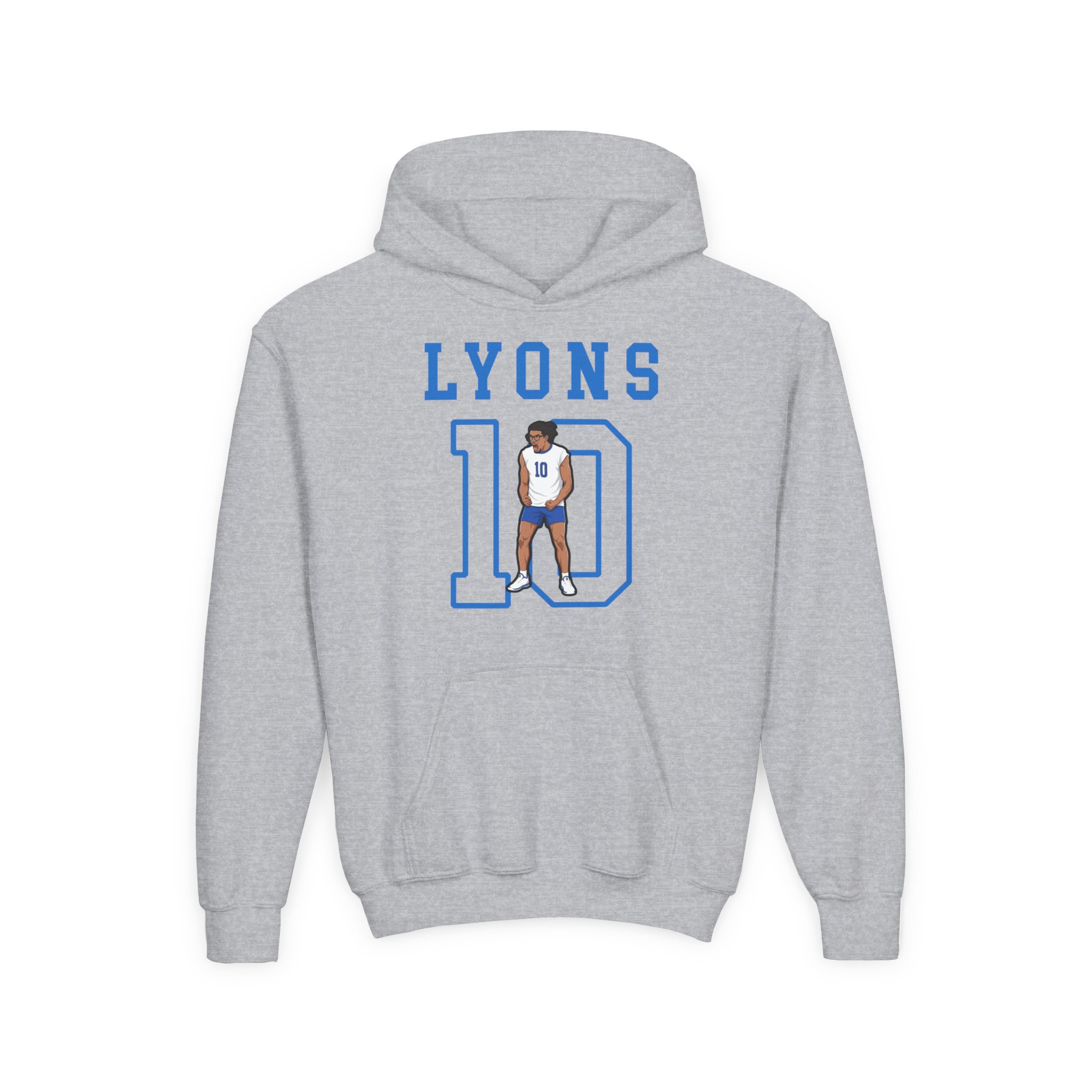 Youth Hoodie — character_shirsey in Grey