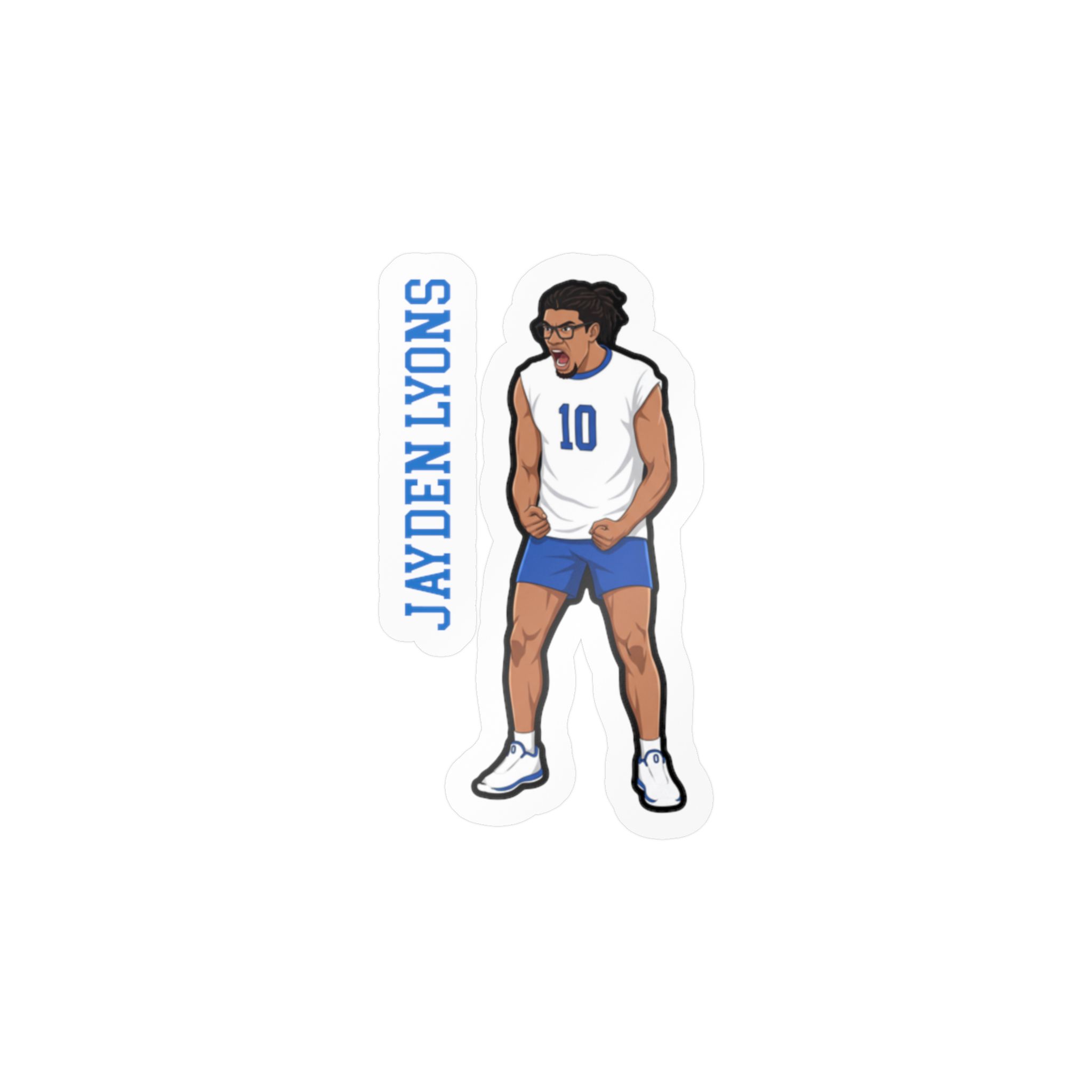 Vinyl Sticker — character_name_vertical in Classic