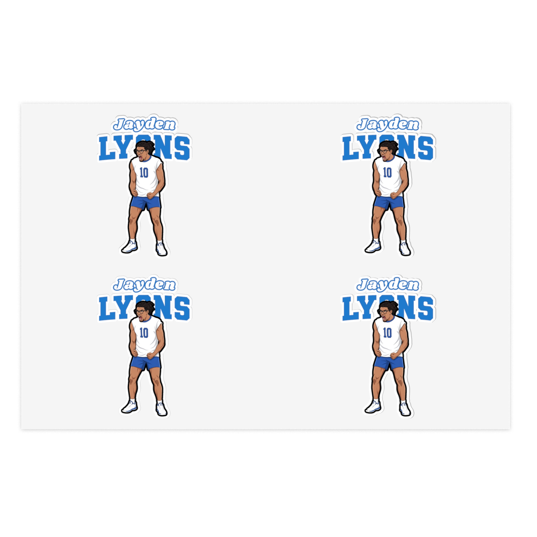 Sticker Sheet — character_name_arch in Classic