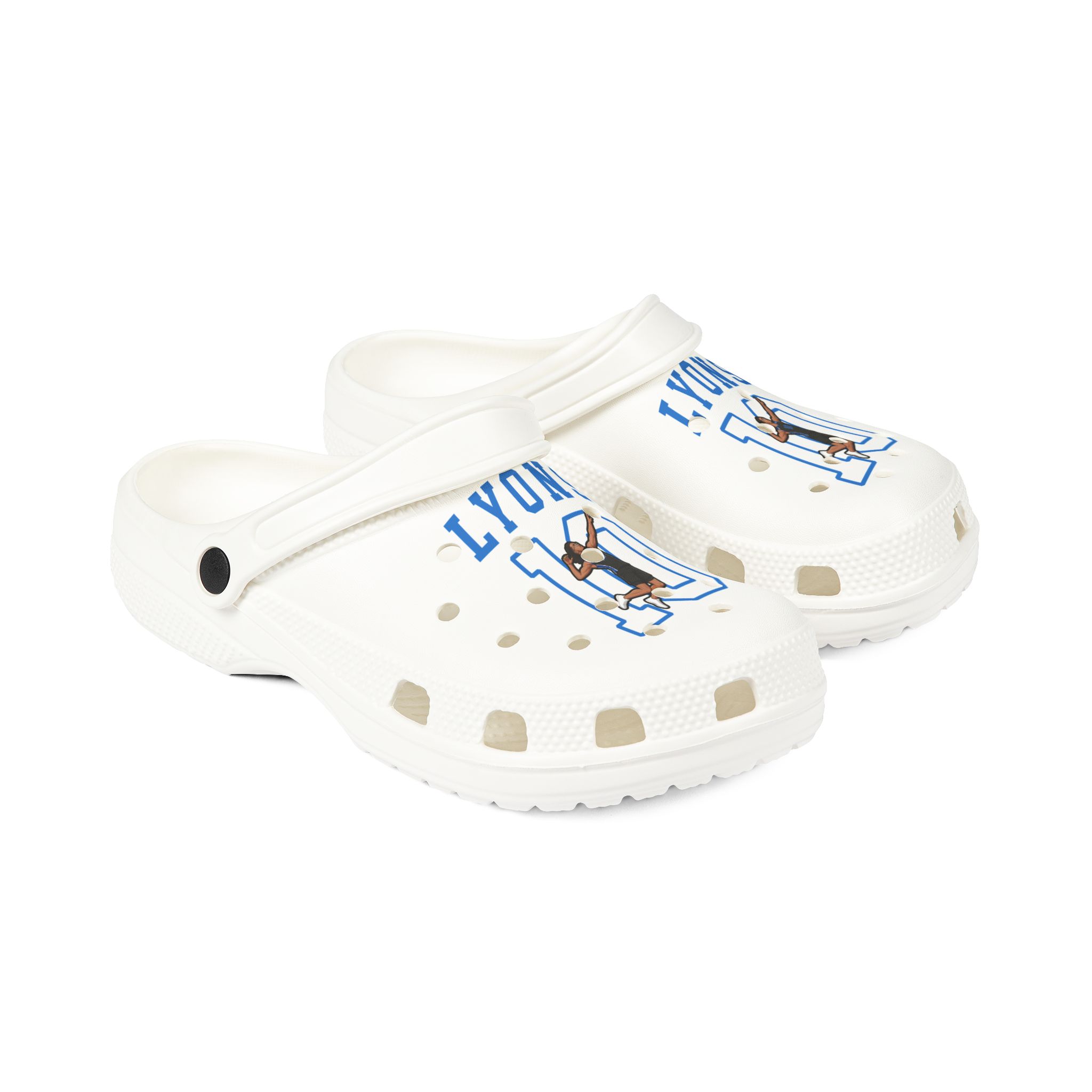 Rubber Clogs — character_shirsey in White