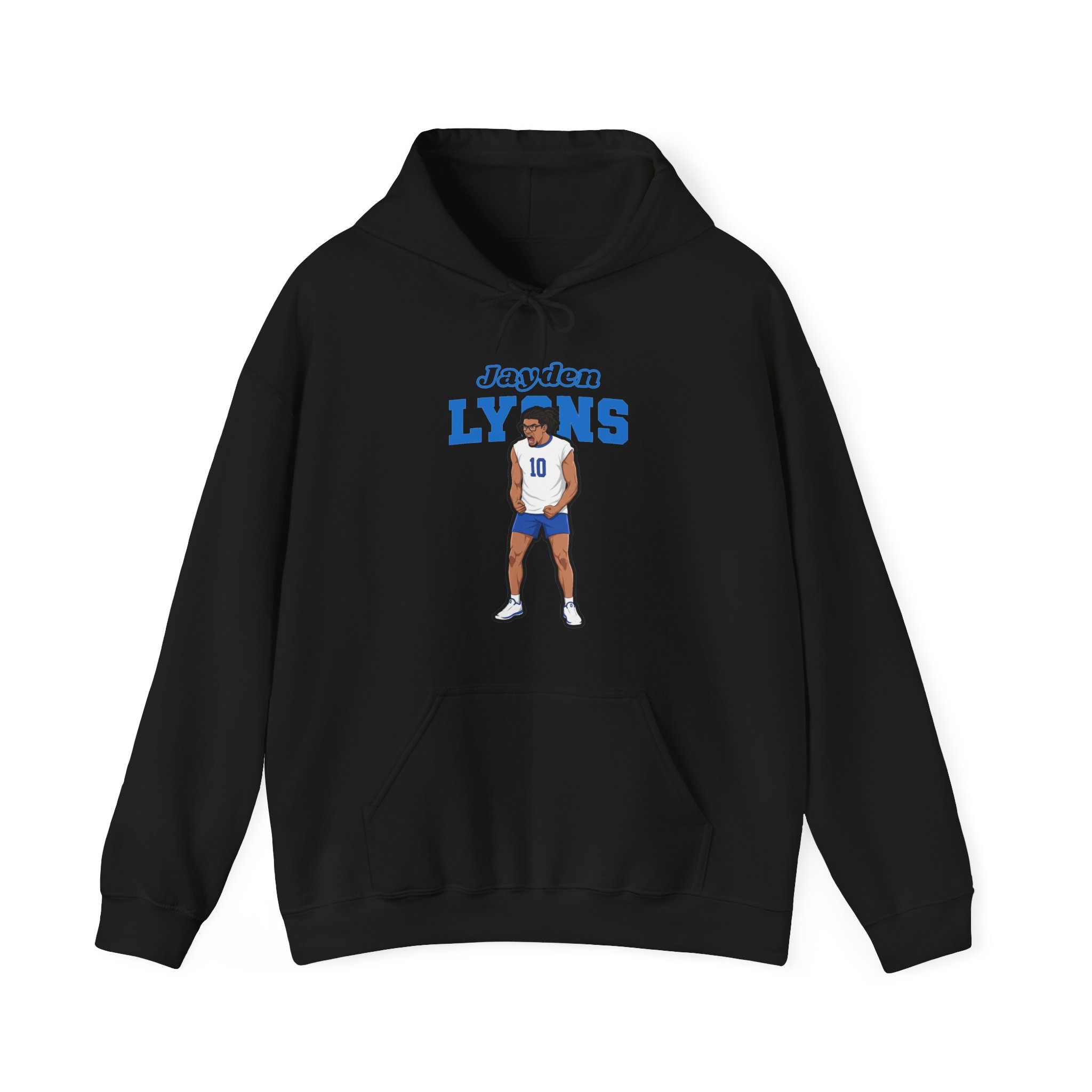 Hoodie — character_name_arch in Black