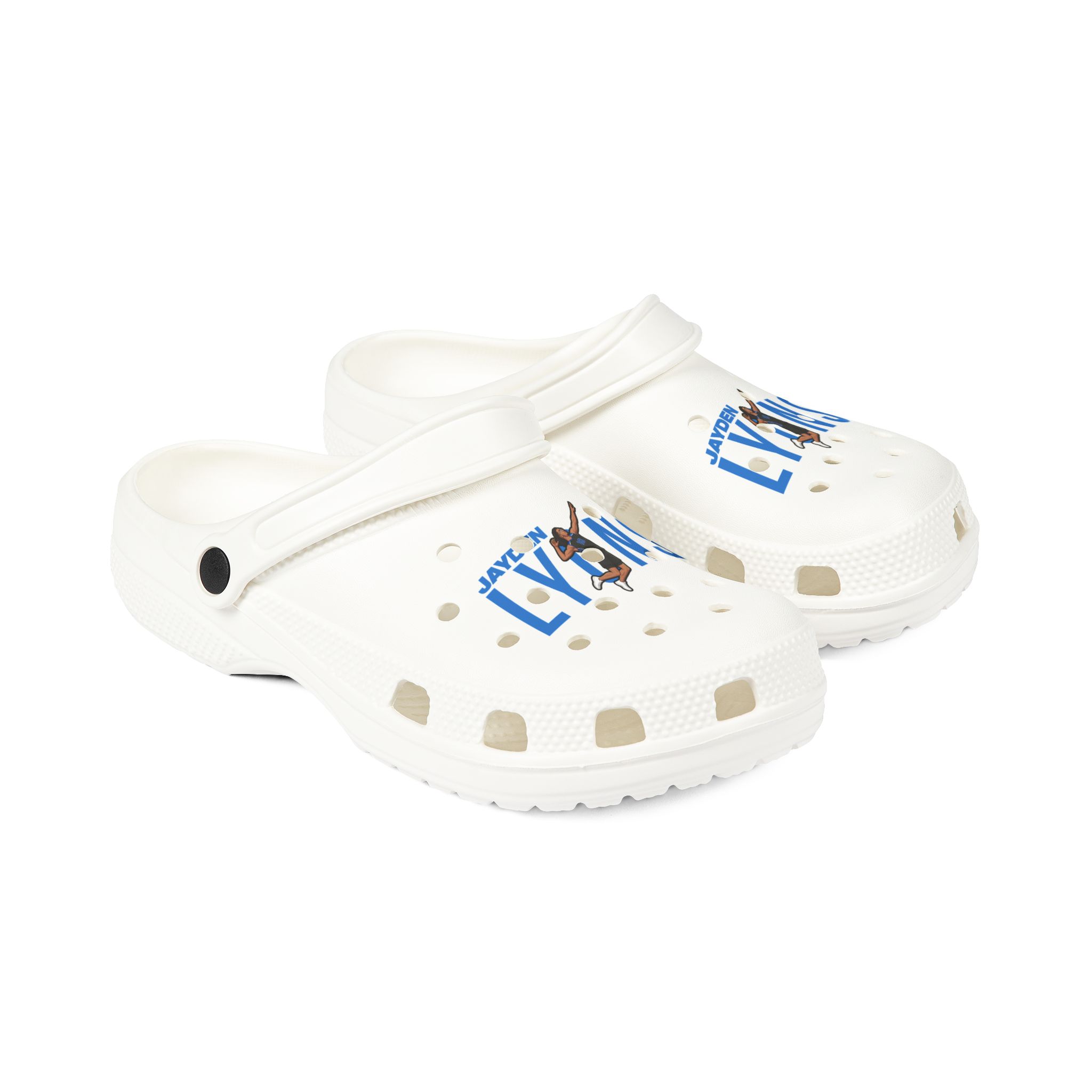 Rubber Clogs — character_player_name in White