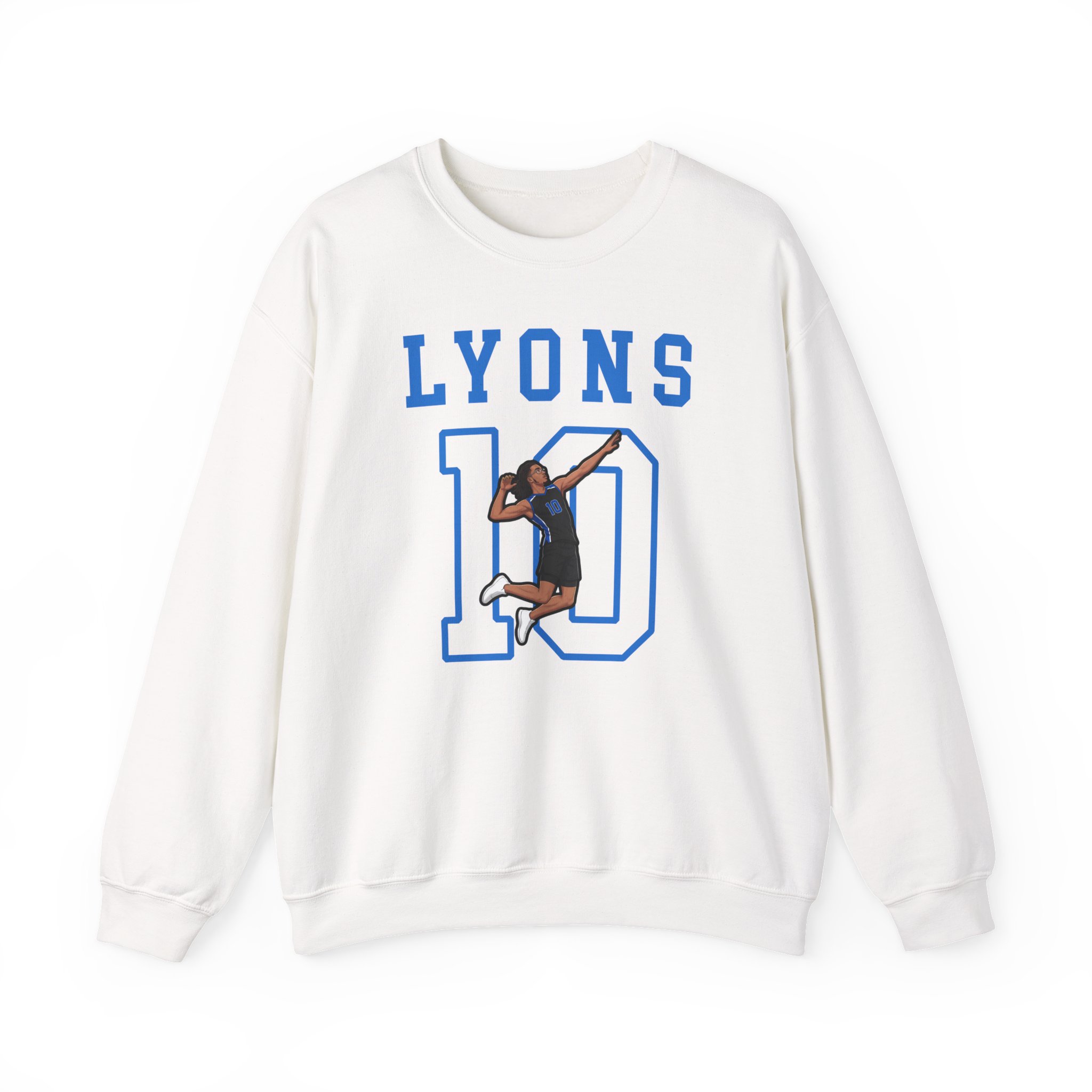 Crewneck Sweatshirt — character_shirsey in White