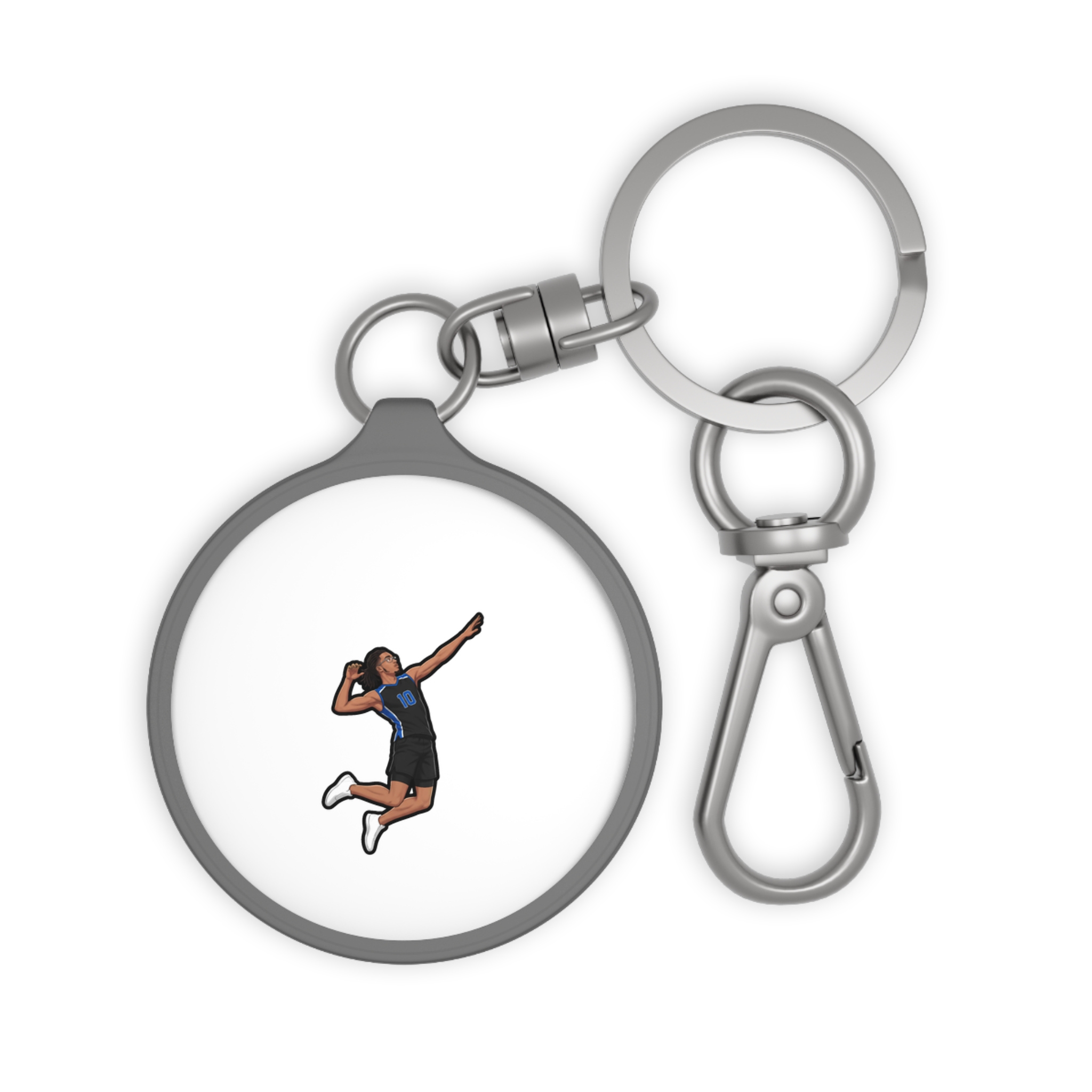 Keychain — character_name_arch in Grey