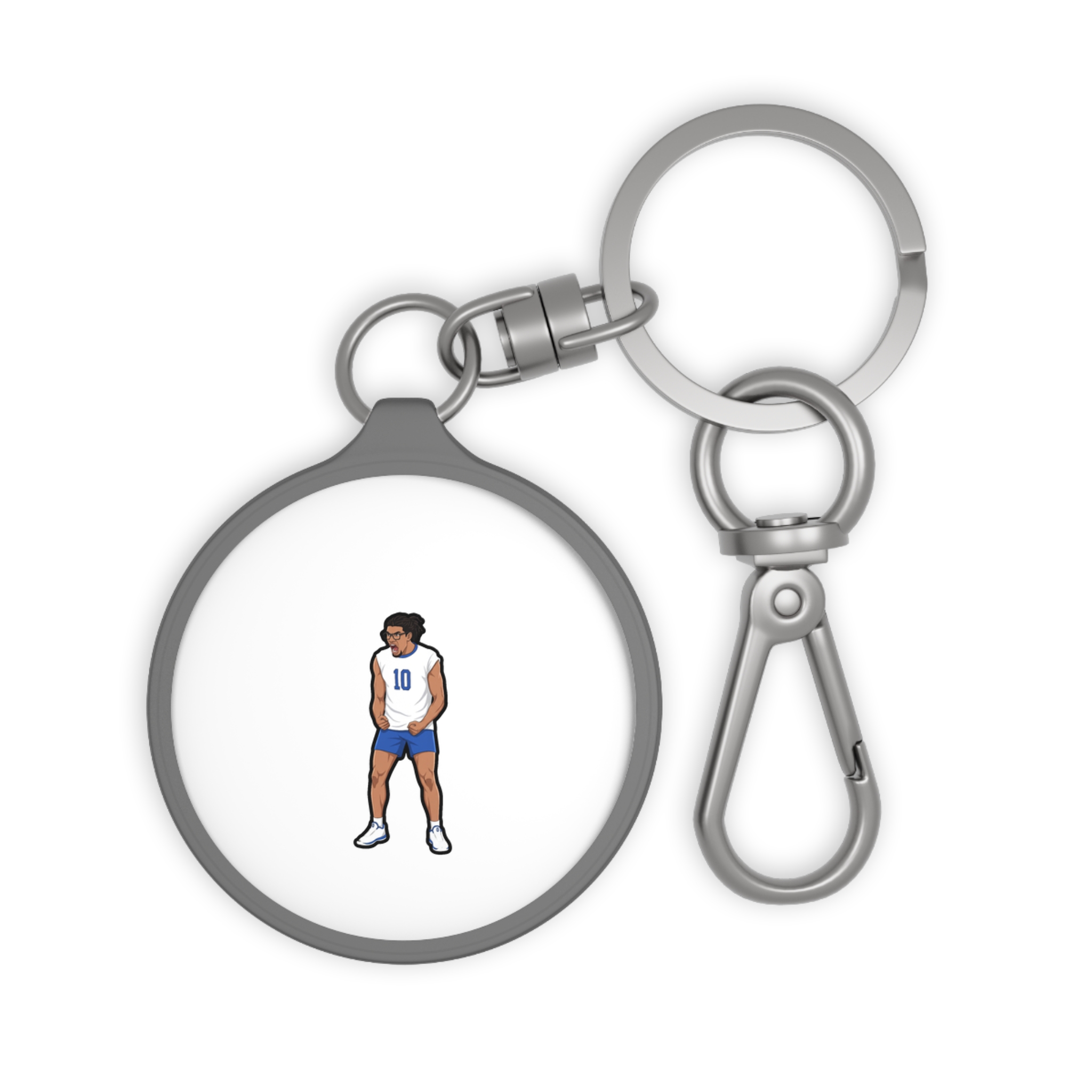 Keychain — character_name_arch in Grey