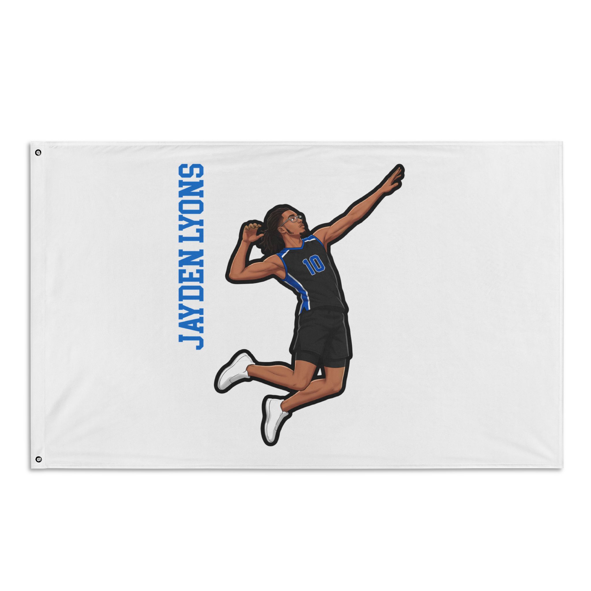 Flag (35 × 56 in) — character_name_vertical in Classic