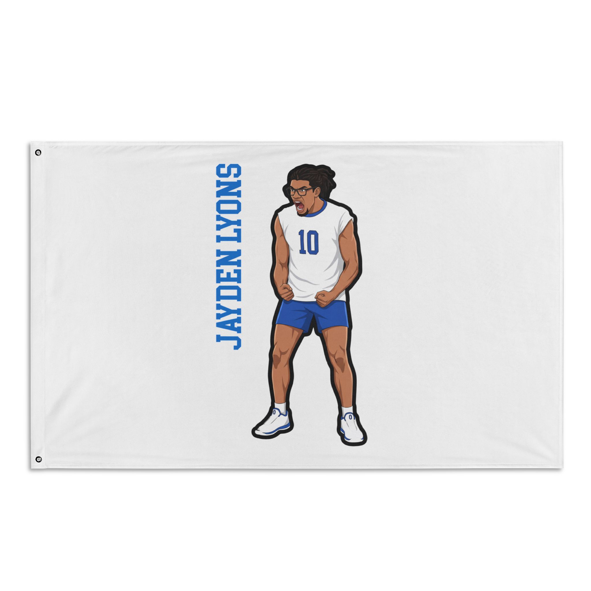 Flag (35 × 56 in) — character_name_vertical in Classic