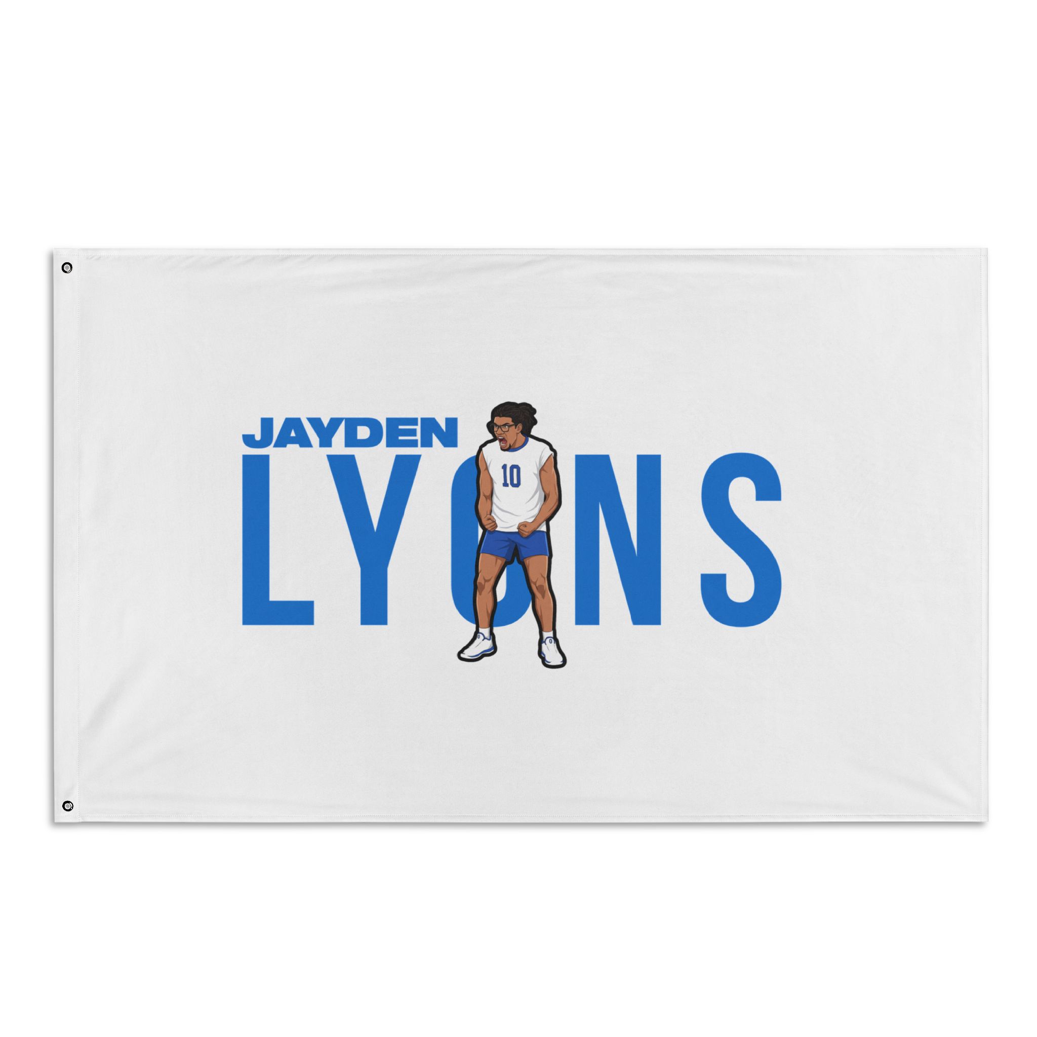 Flag (35 × 56 in) — character_player_name in Classic