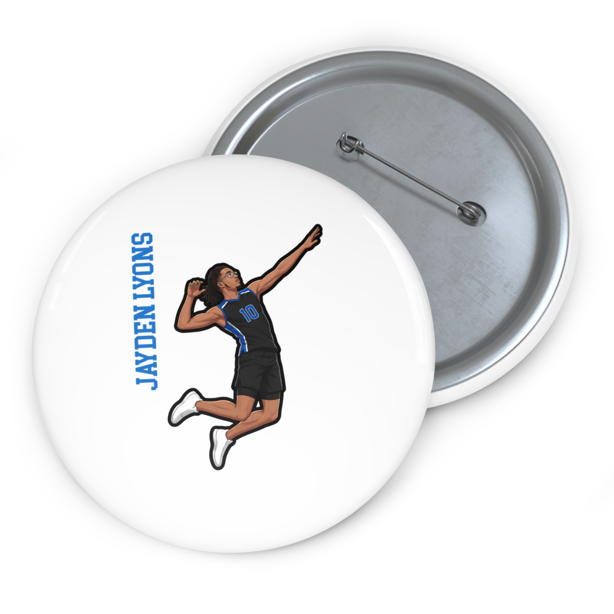 Game Day Pin — character_name_vertical in Classic