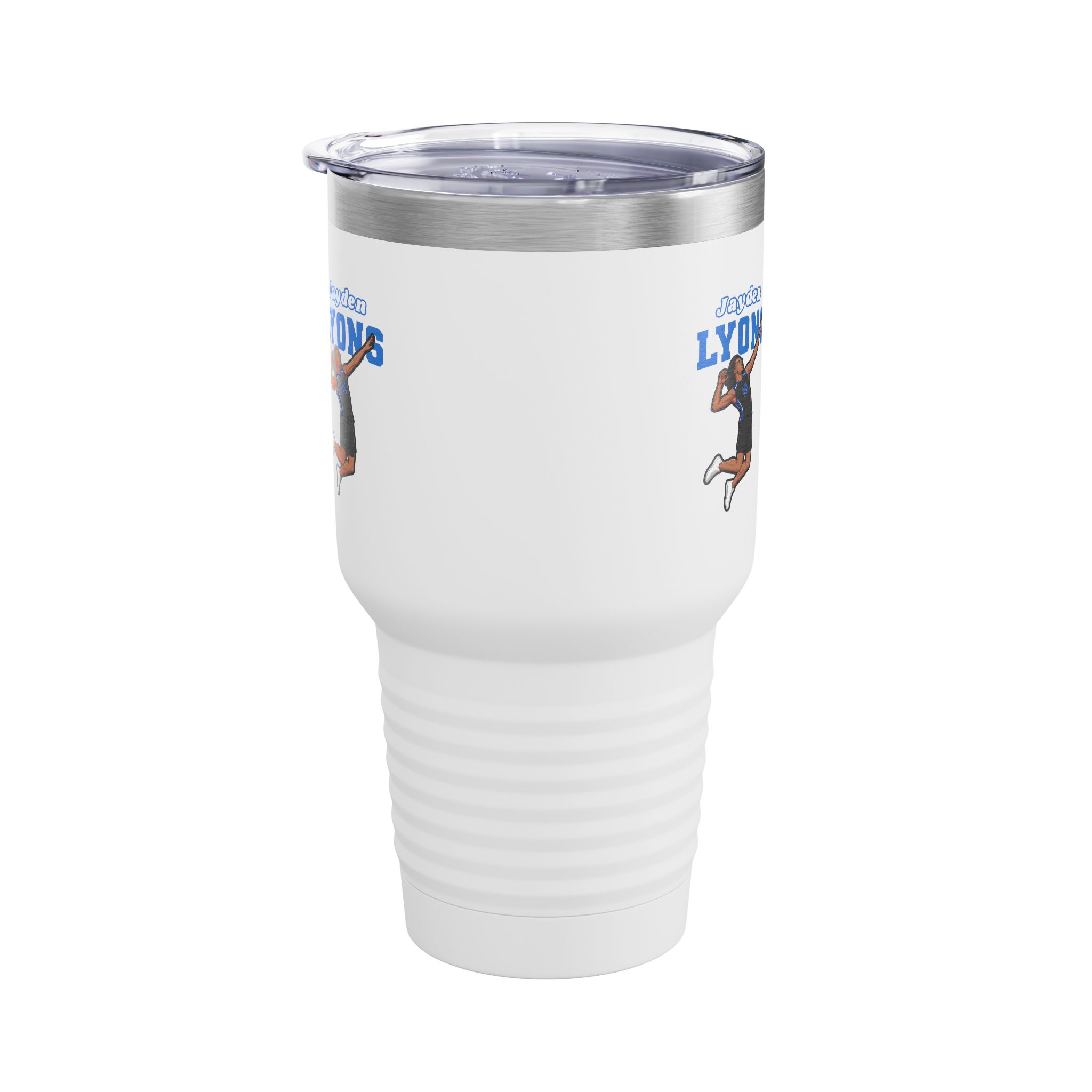 30oz Tumbler — character_name_arch in White