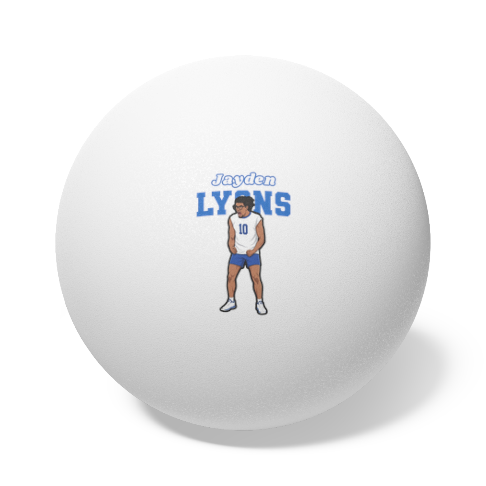 Ping Pong Balls, 6 pcs — character_name_arch in White