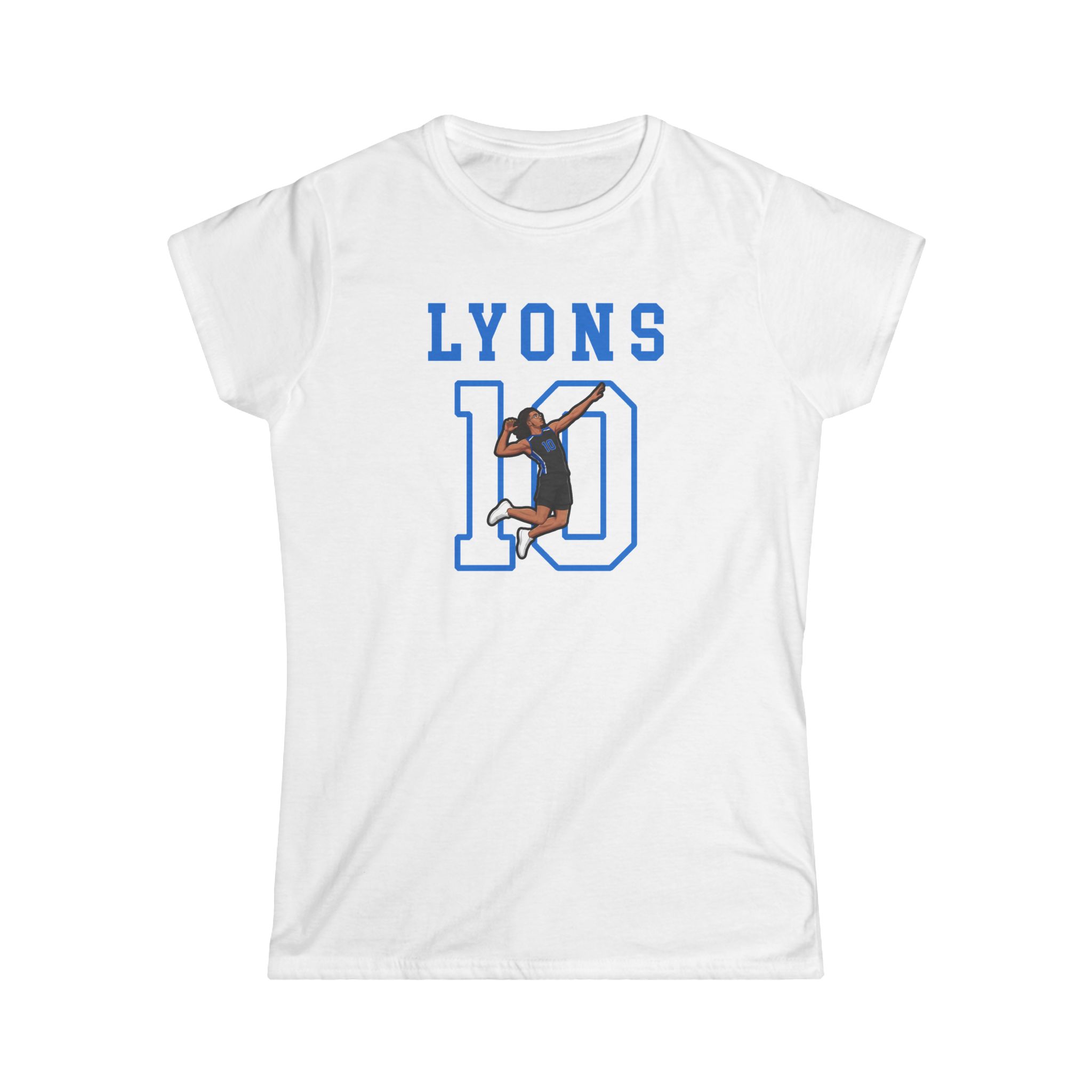 Women's Softstyle Tee — character_shirsey in White