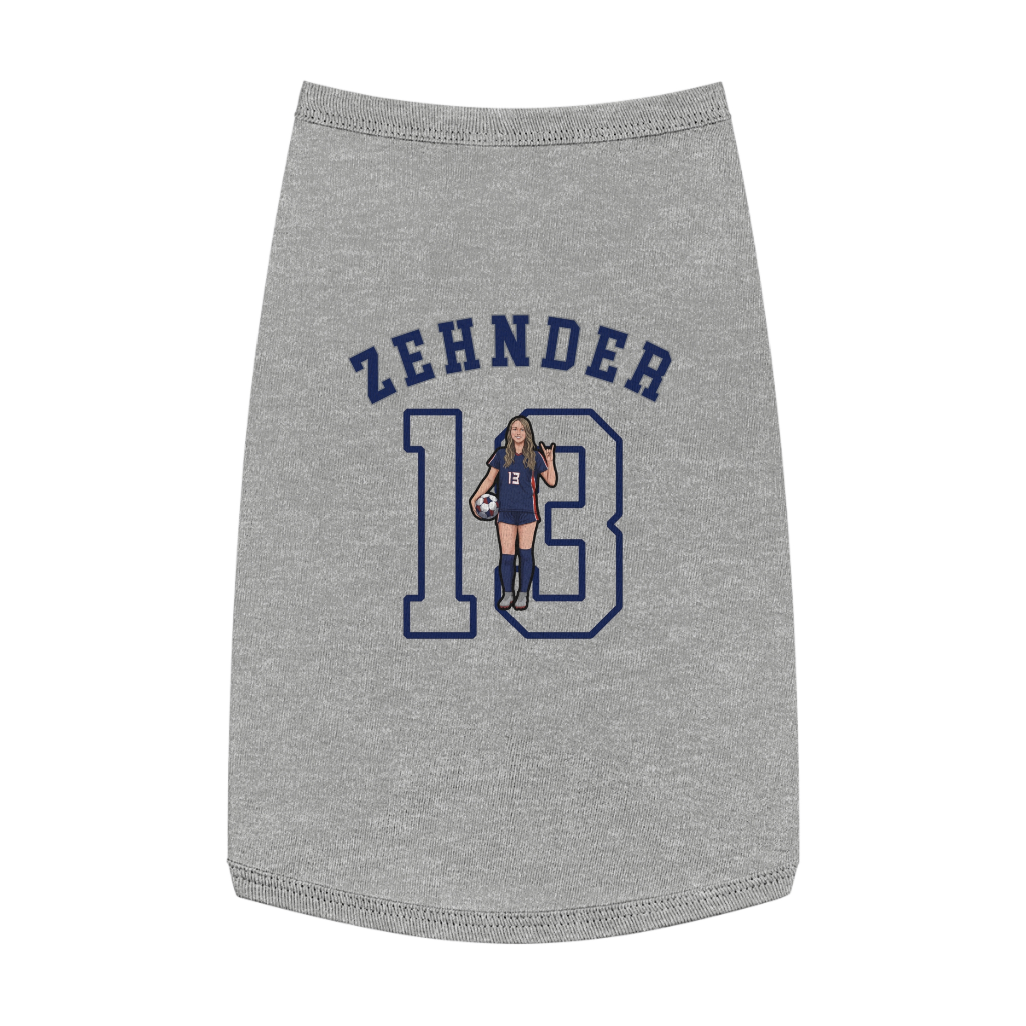 Pet Tank Top — character_shirsey_arch in White