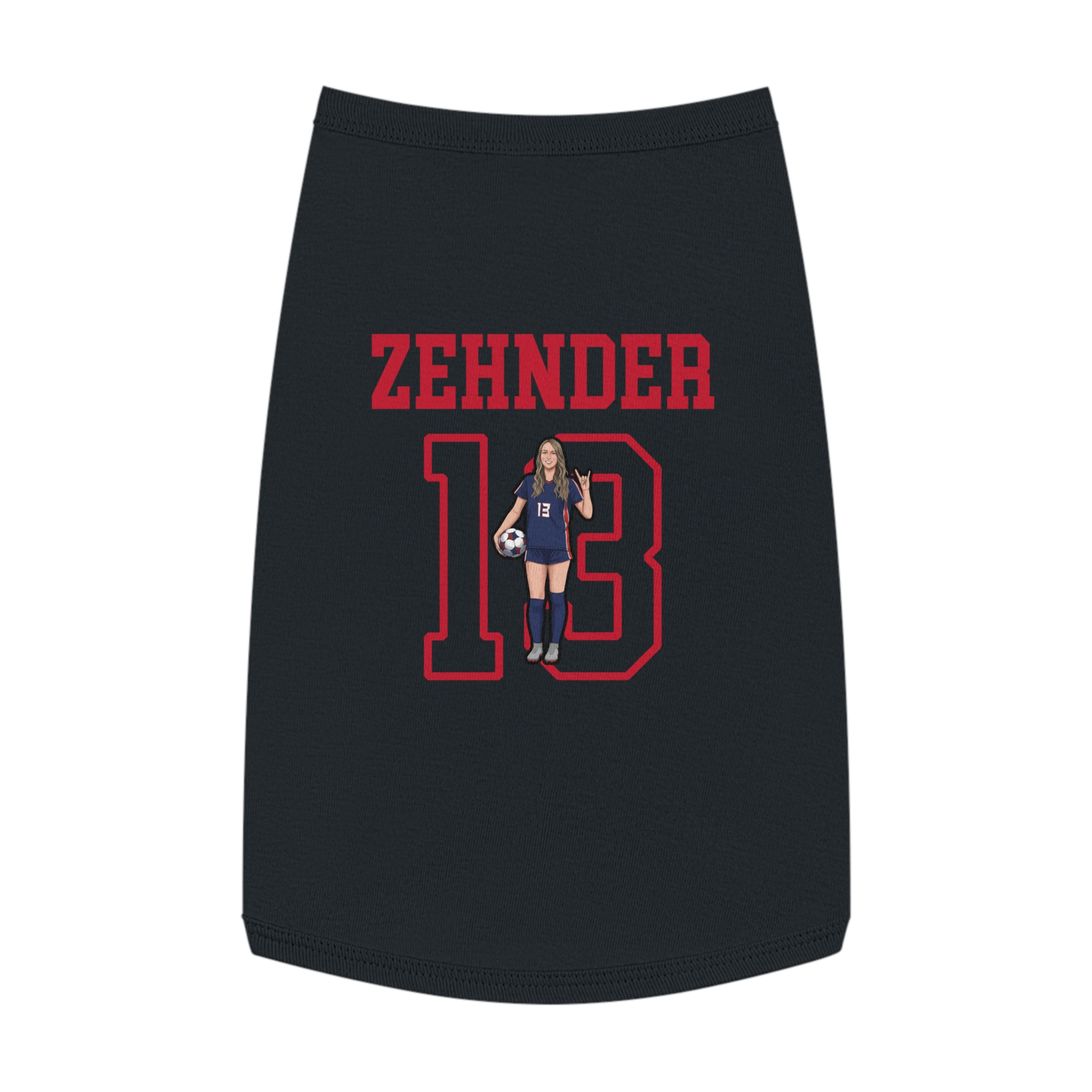 Pet Tank Top — character_shirsey in Black