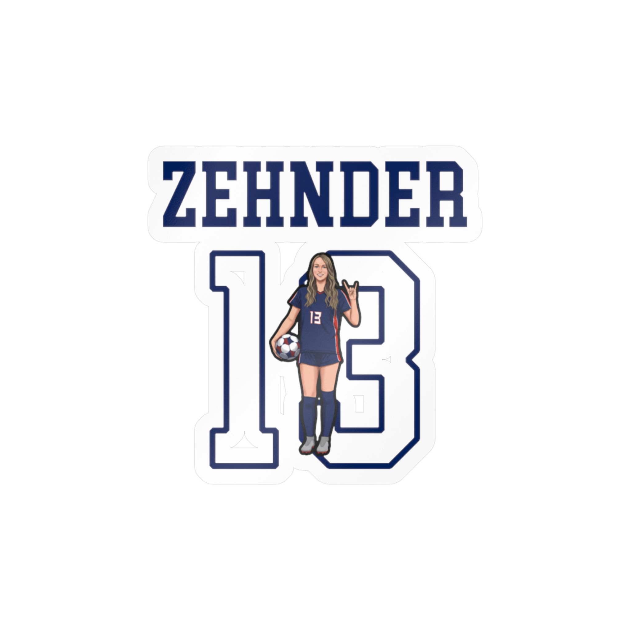 Vinyl Sticker — character_shirsey in Classic
