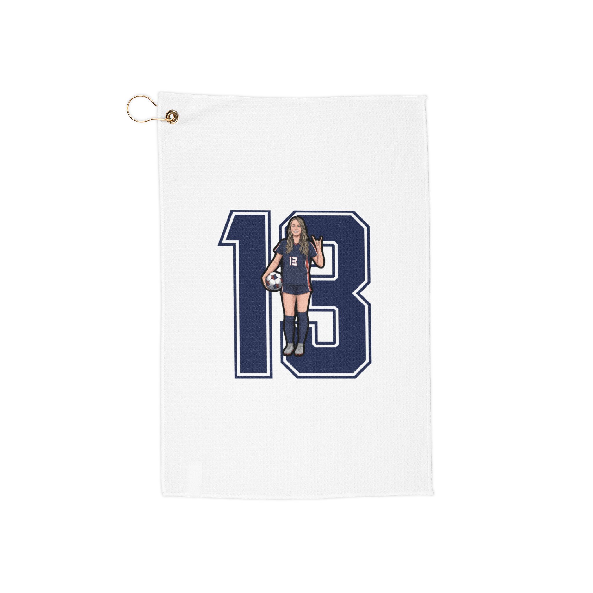 Golf Towel — character_number in Classic