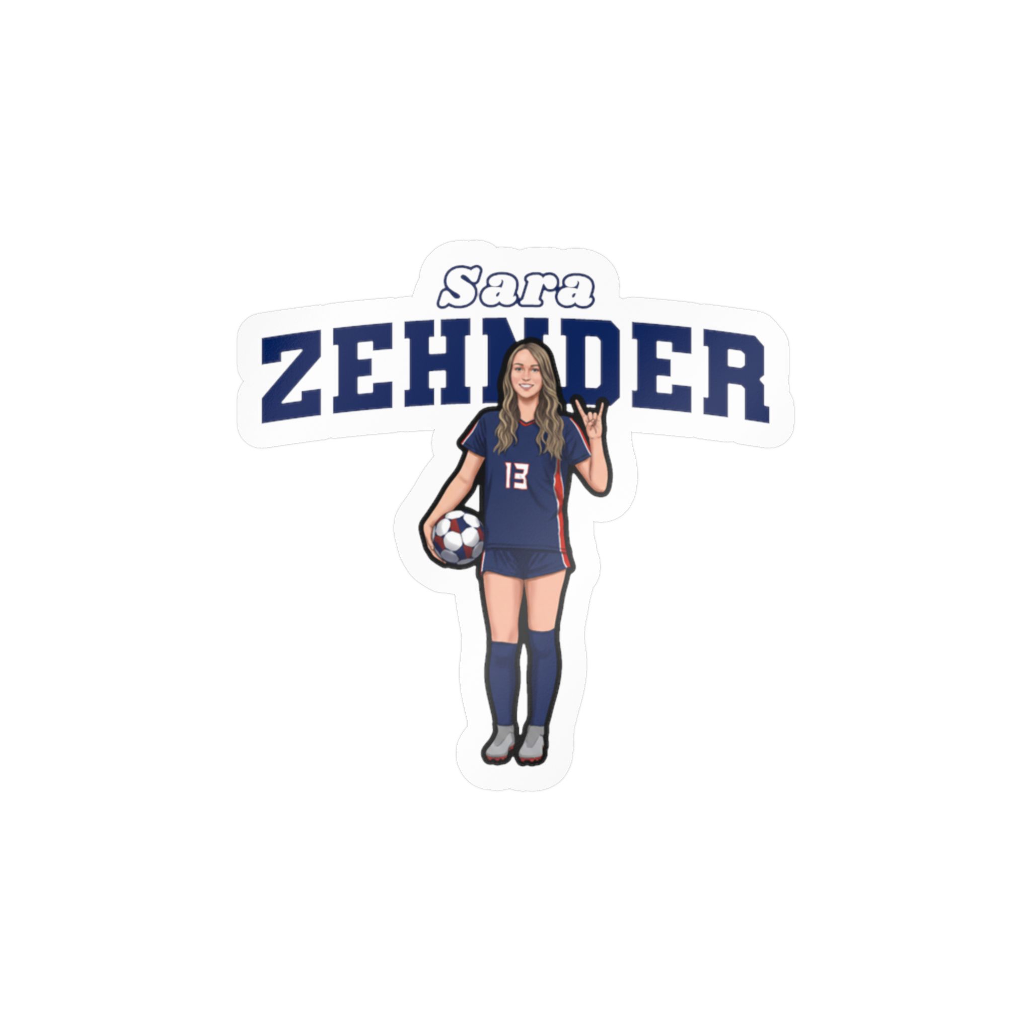 Vinyl Sticker — character_name_arch in Classic