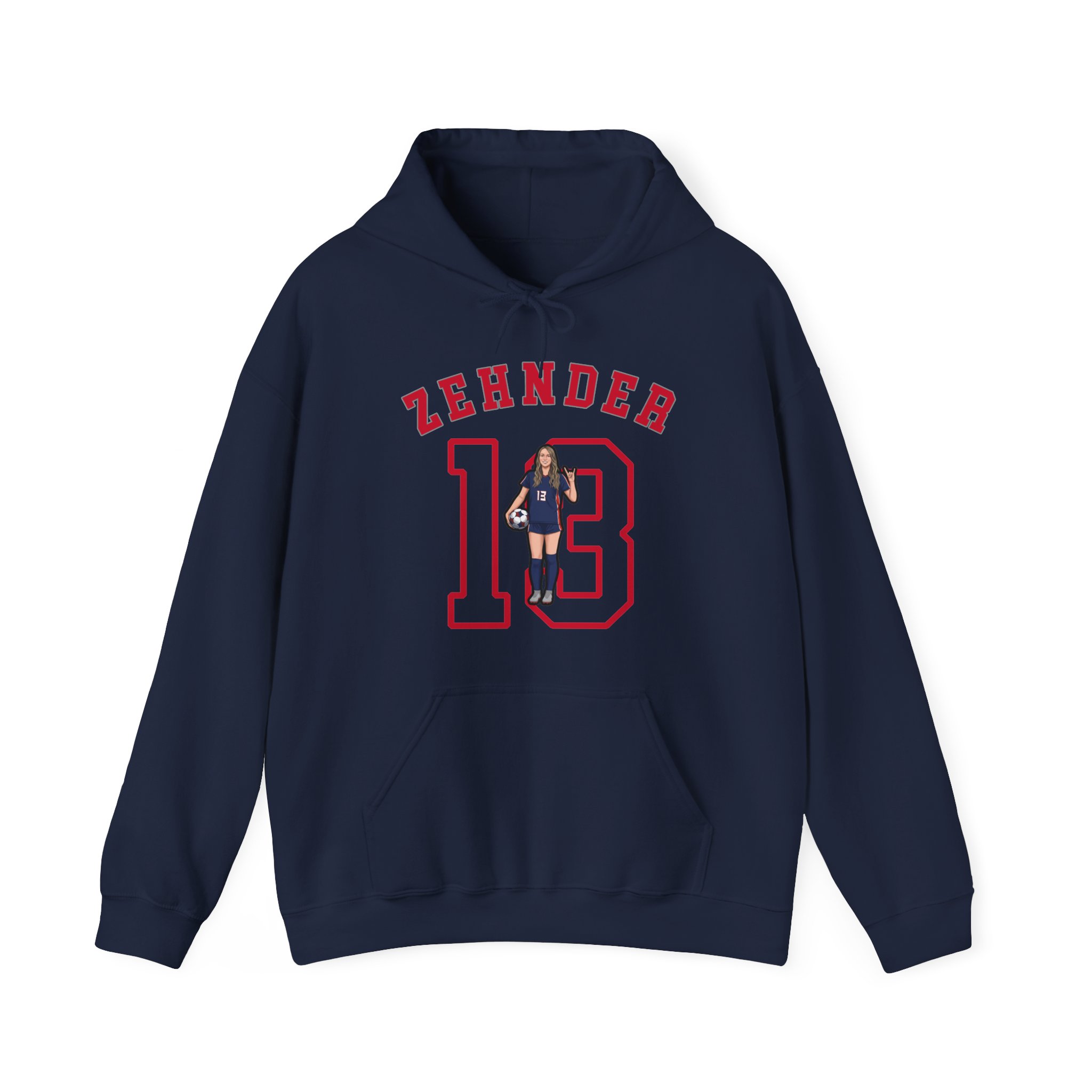 Hoodie — character_shirsey_arch in Navy