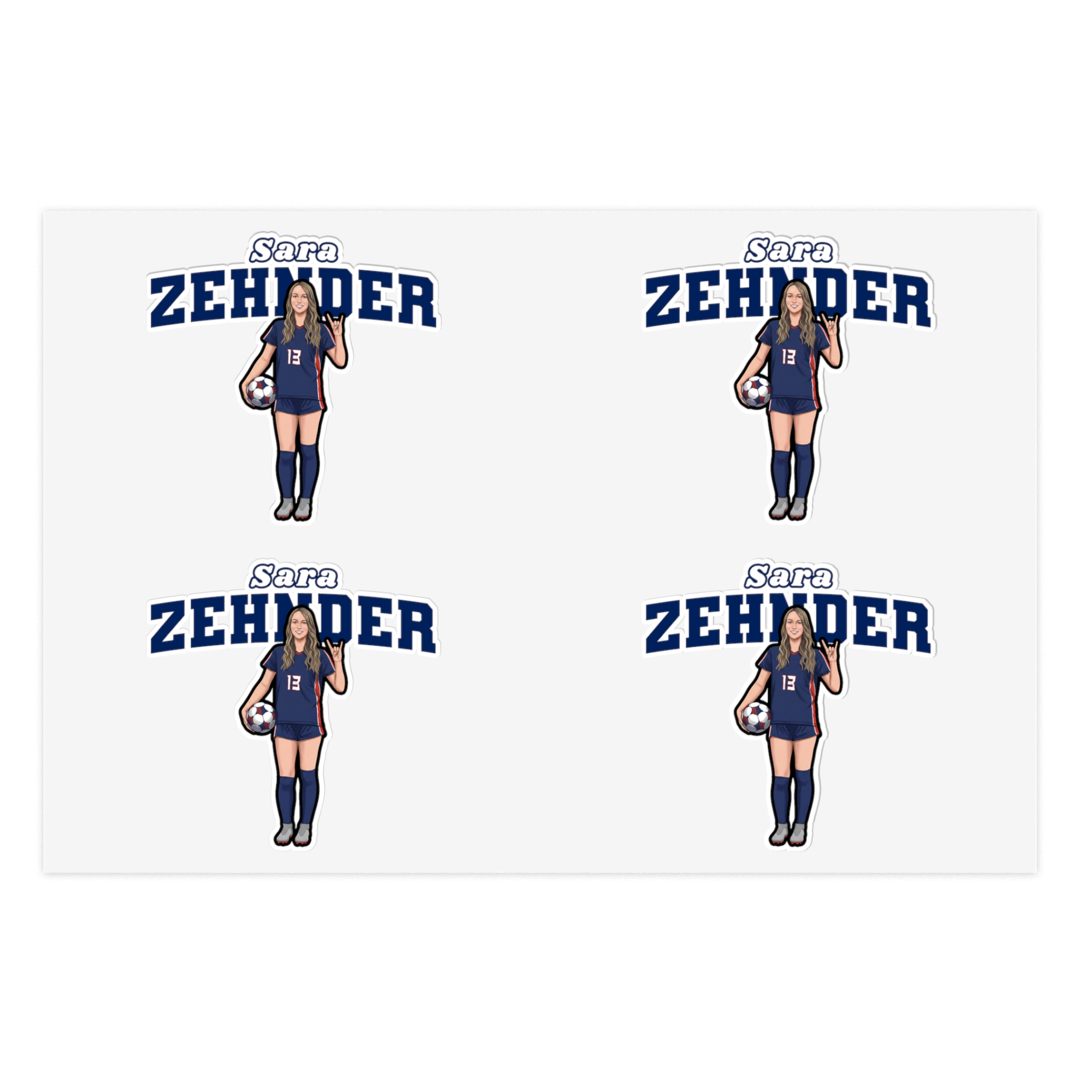 Sticker Sheet — character_name_arch in Classic