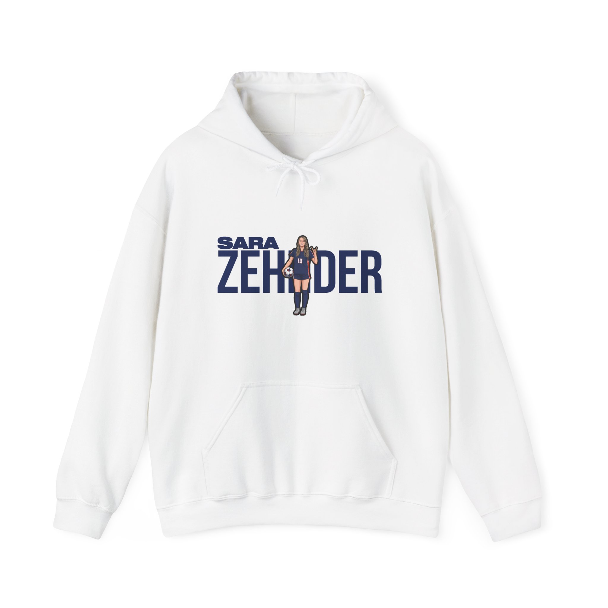 Hoodie — character_player_name in White