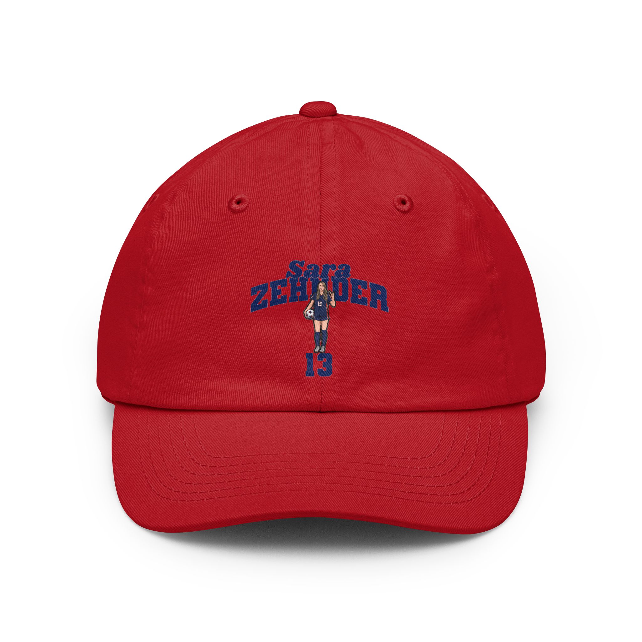 Classic Cap — character_signature_arch in Red