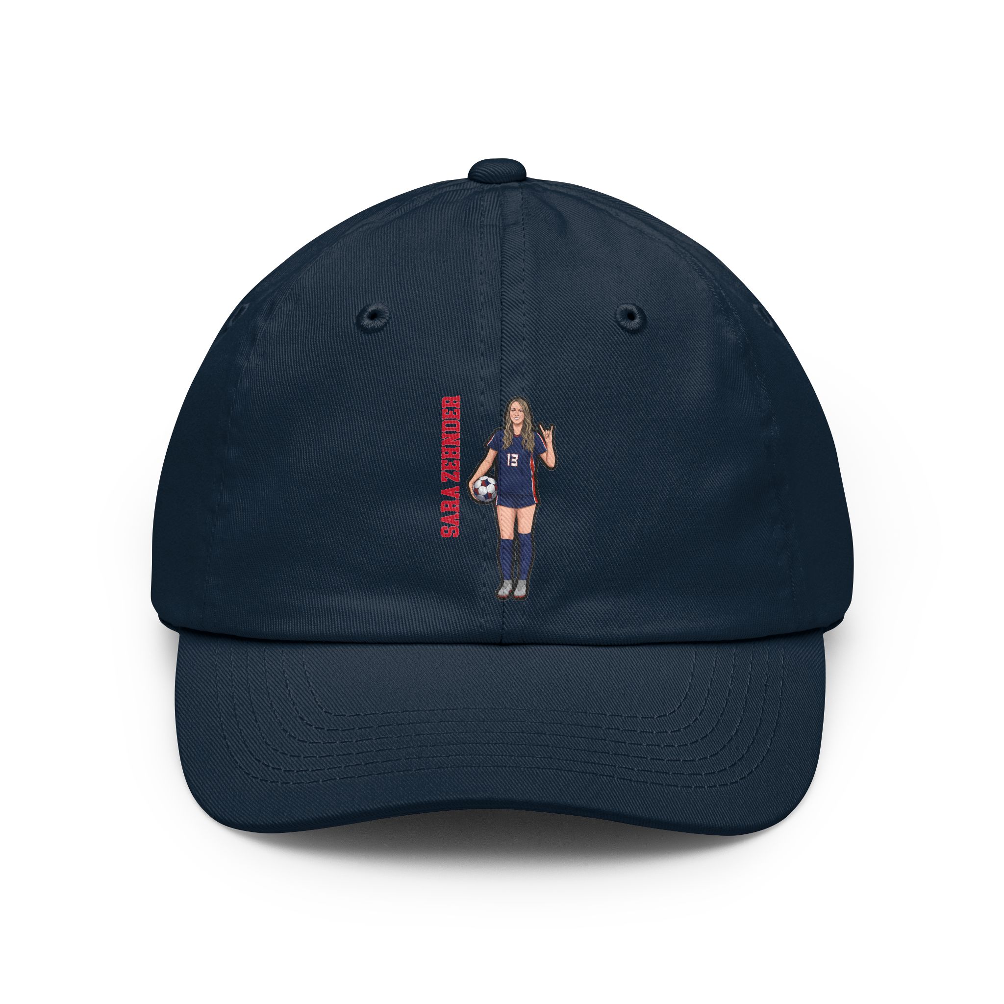 Classic Cap — character_name_vertical in Navy