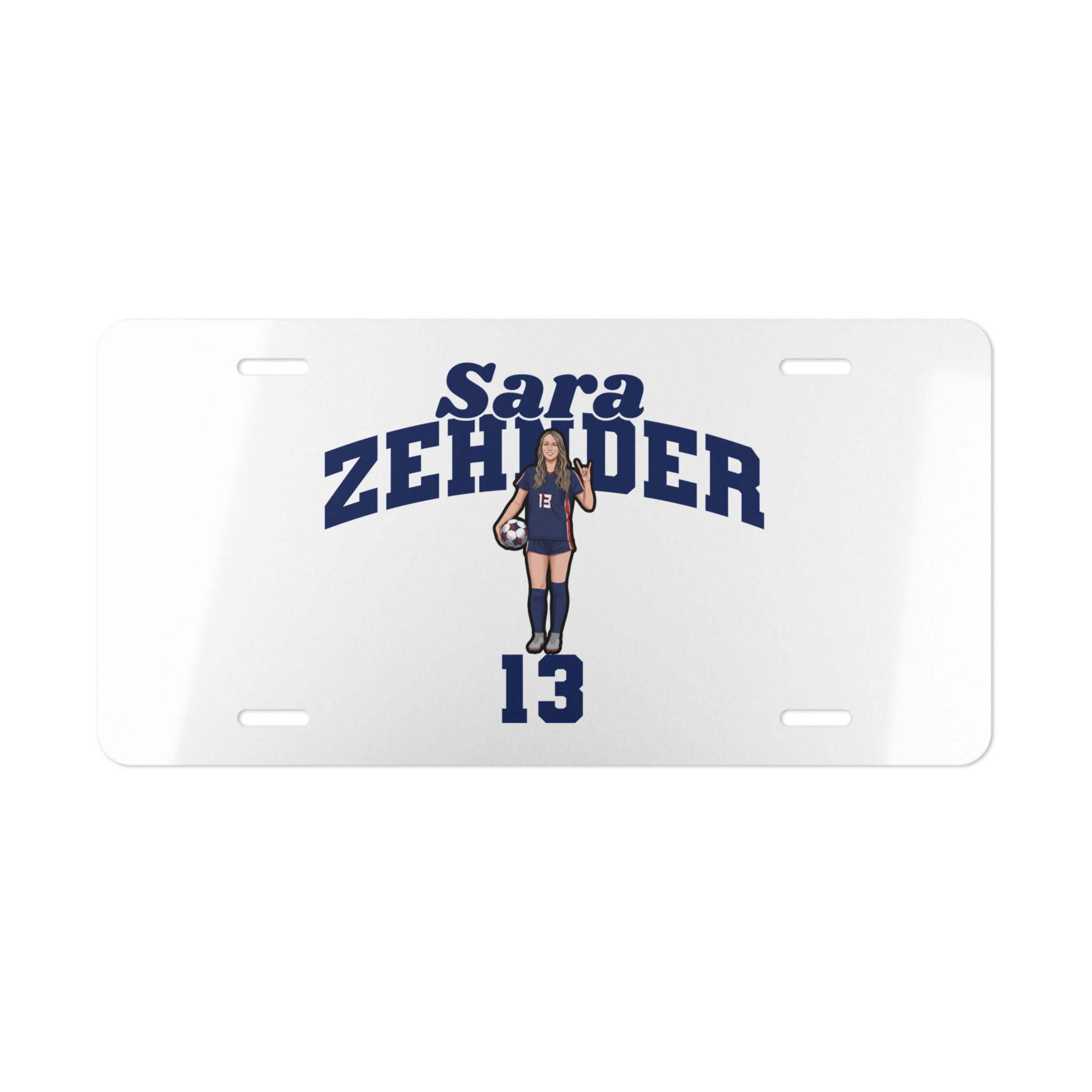 License Plate — character_signature_arch in Classic