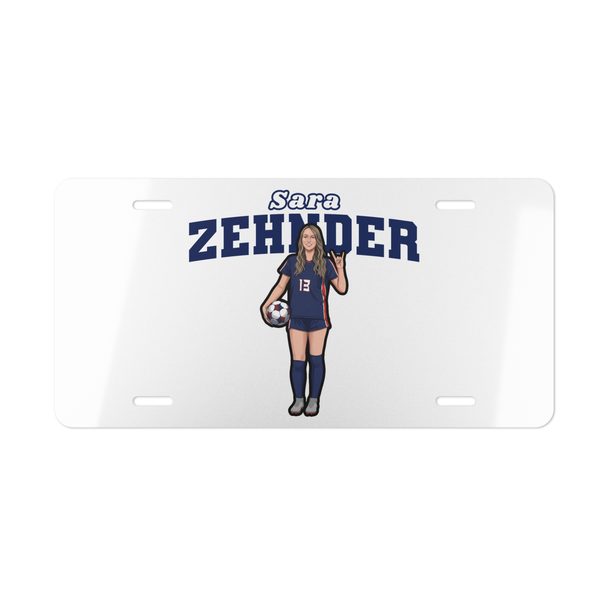License Plate — character_name_arch in Classic