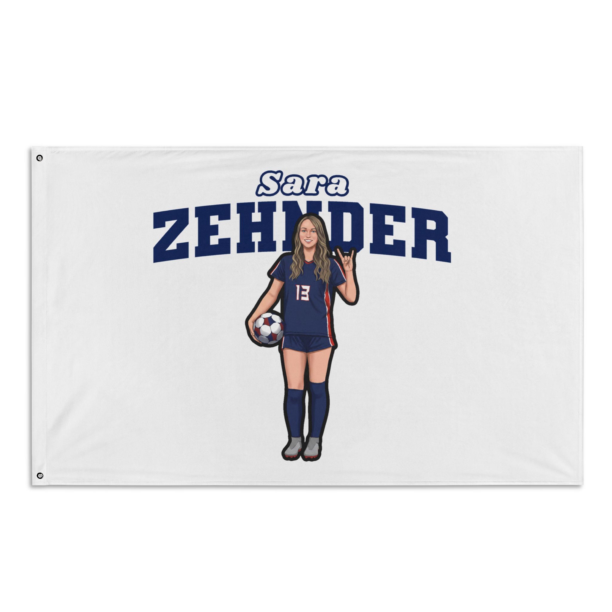 Flag (35 × 56 in) — character_name_arch in Classic