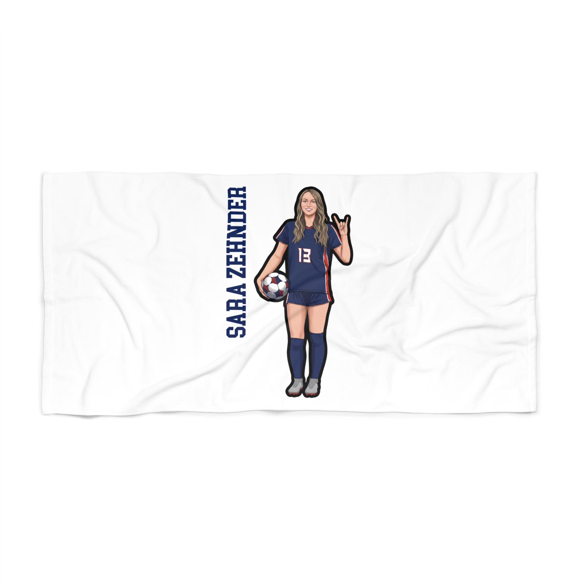 Beach Towel — character_name_vertical in Classic
