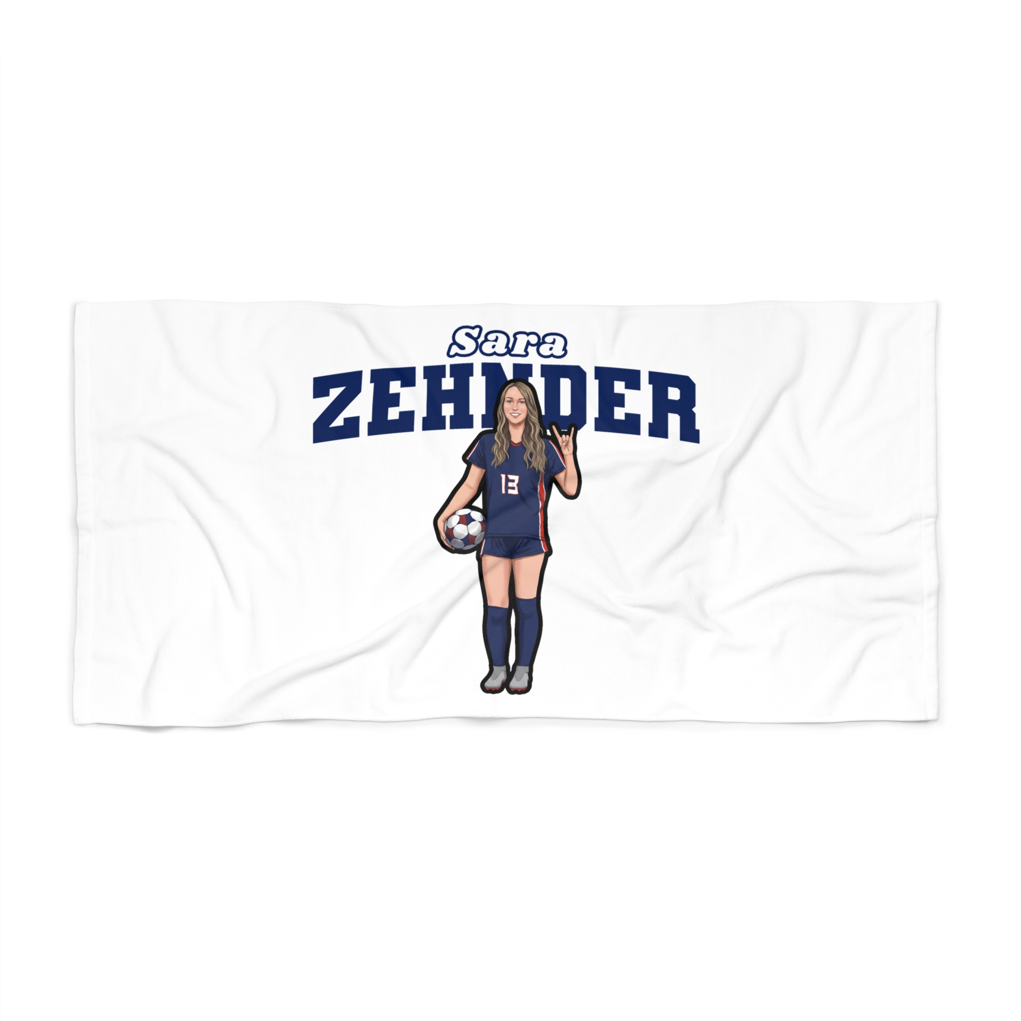 Beach Towel — character_name_arch in Classic