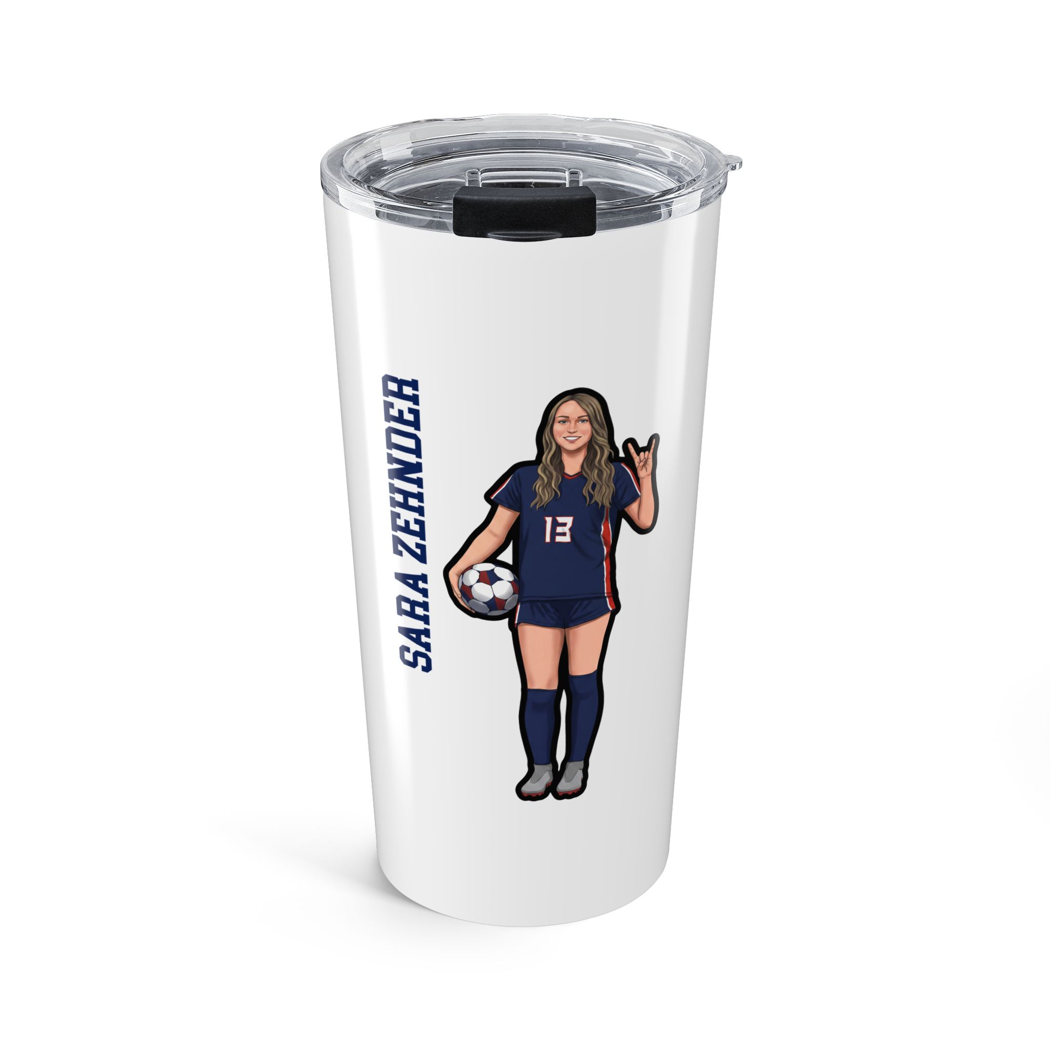 20oz Tumbler — character_name_vertical in Classic