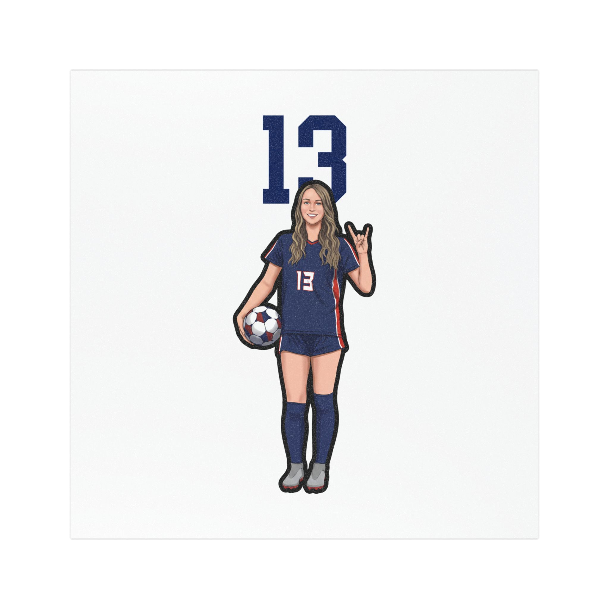 Car Magnets — character_number_top in Classic