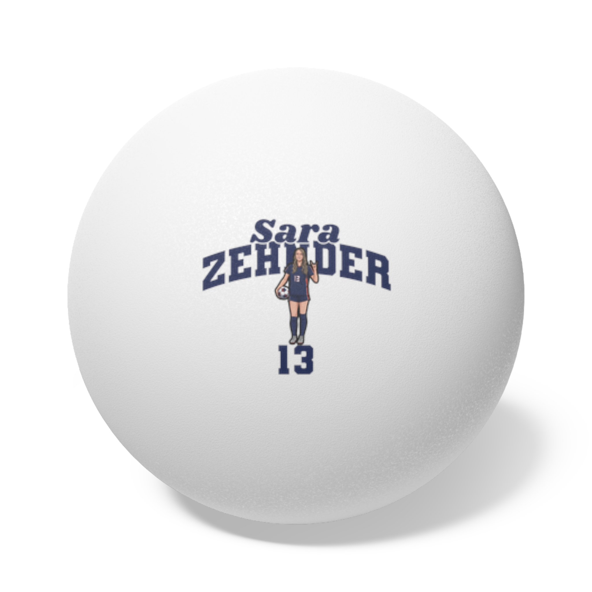 Ping Pong Balls, 6 pcs — character_signature_arch in White