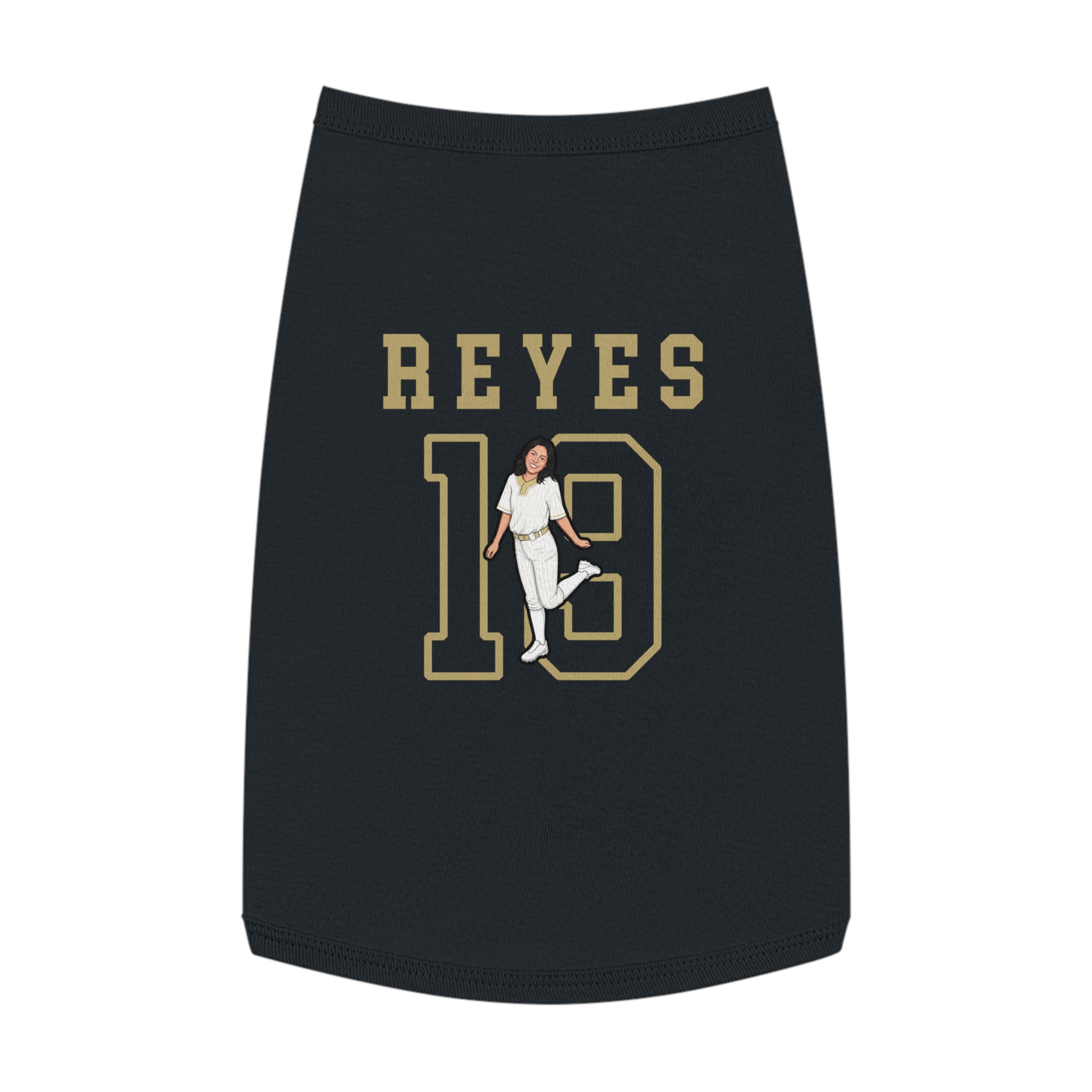 Pet Tank Top — character_shirsey in Black