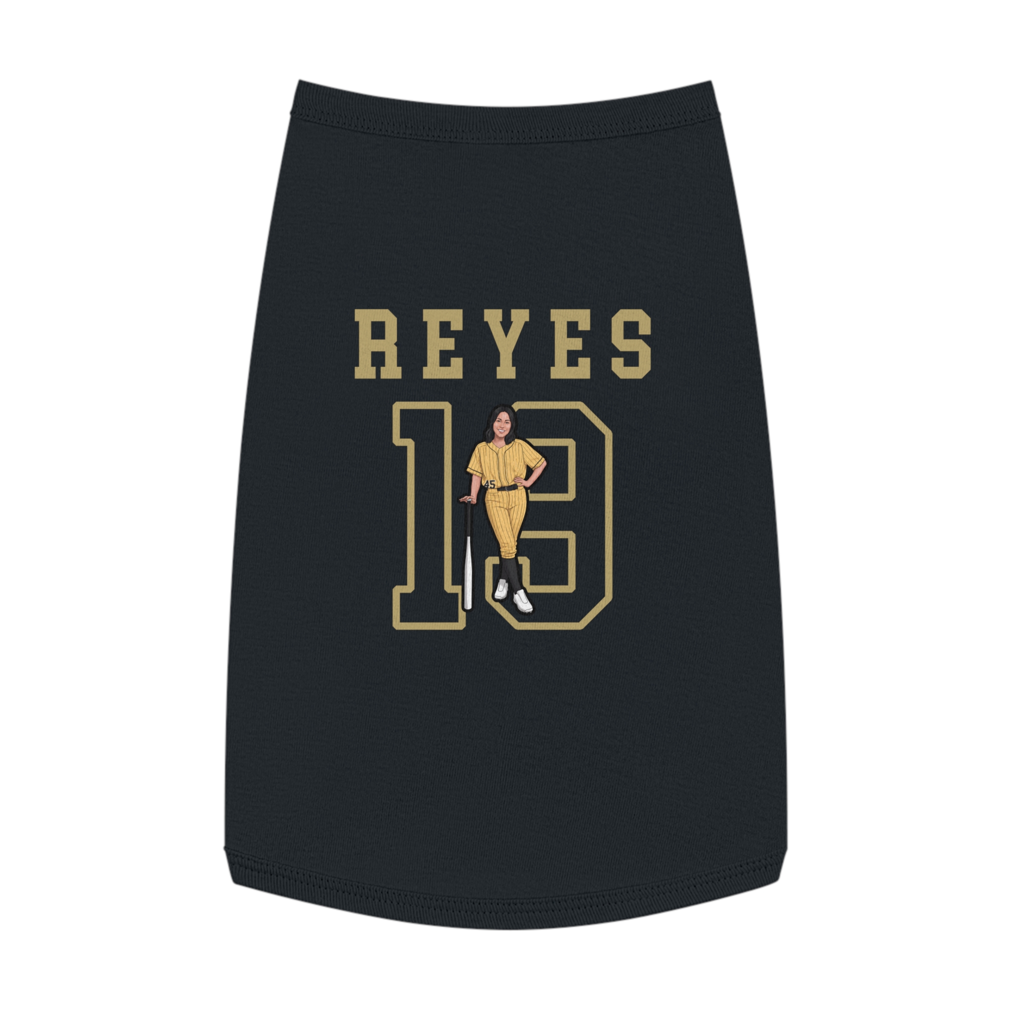 Pet Tank Top — character_shirsey in Black
