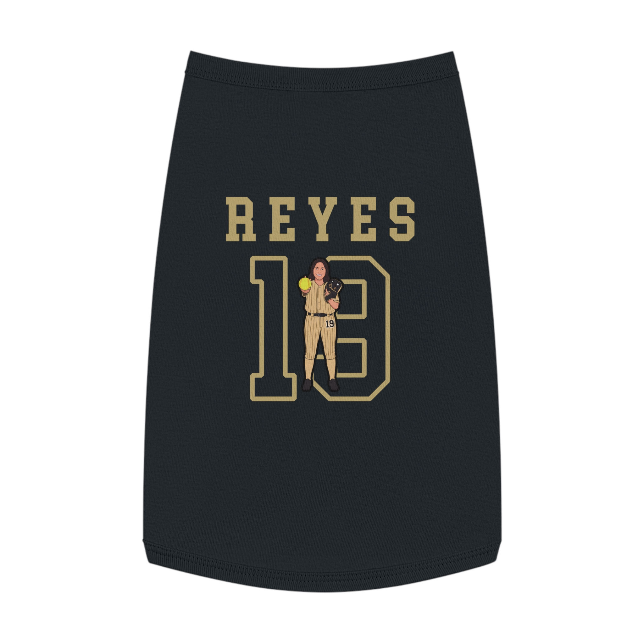 Pet Tank Top — character_shirsey in Black