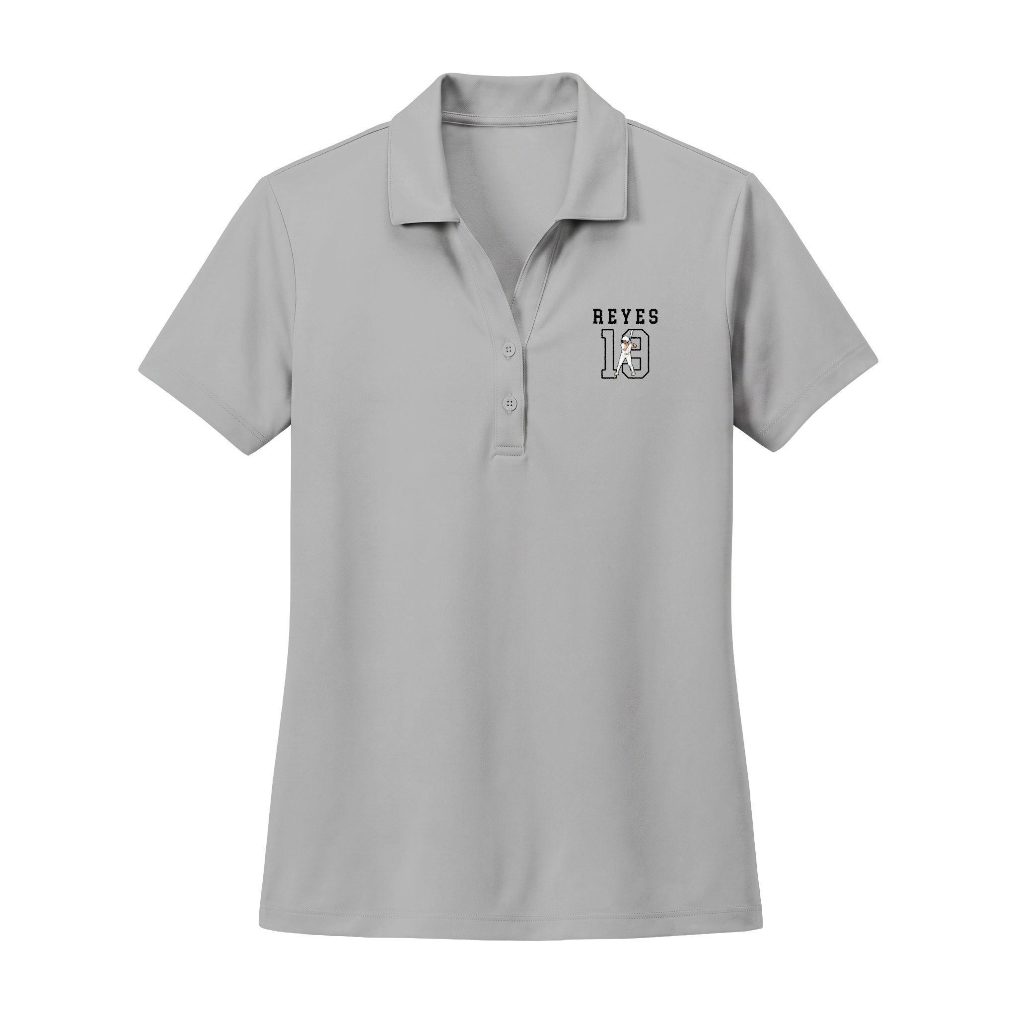Women's Polo — character_shirsey in Silver