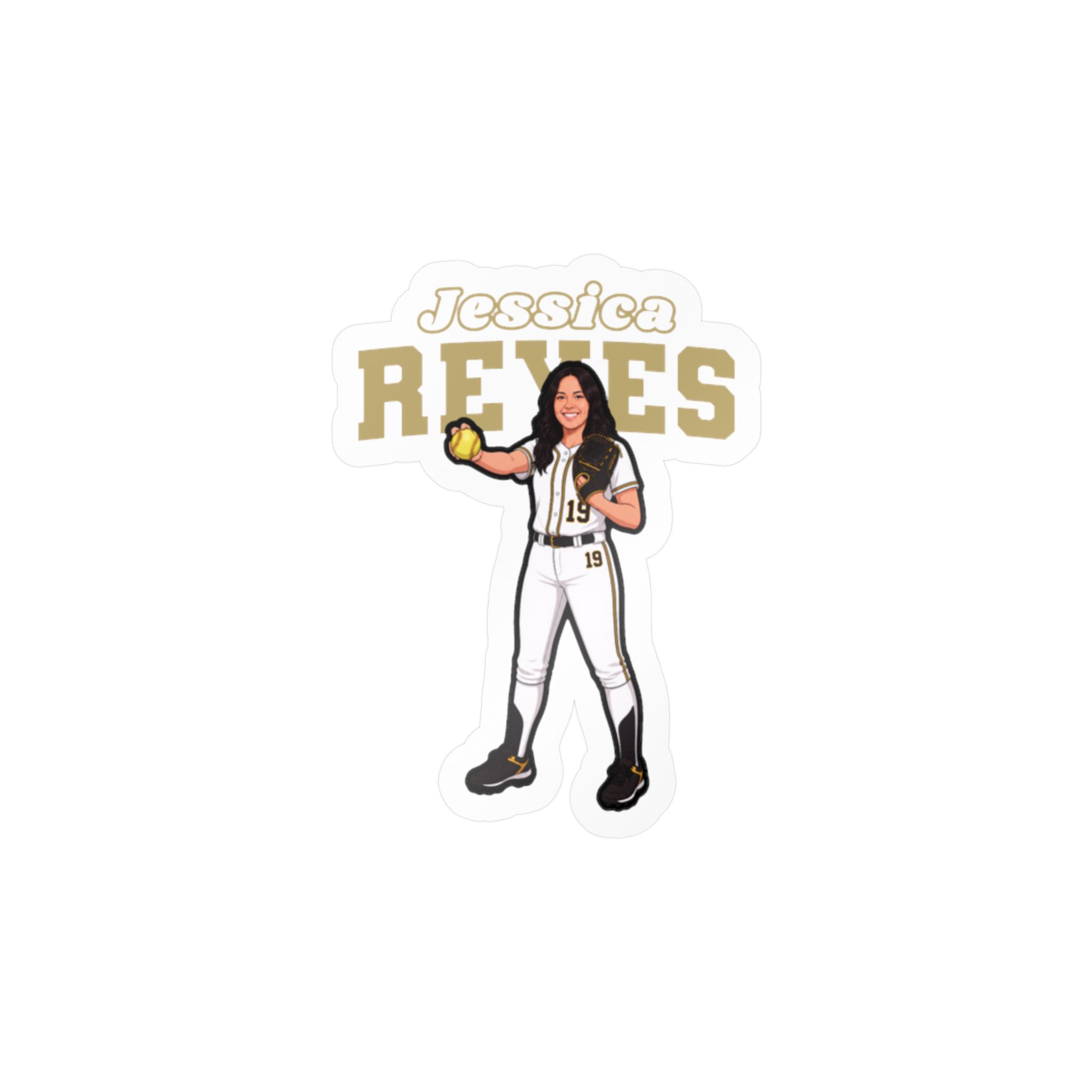 Vinyl Sticker — character_name_arch in Classic