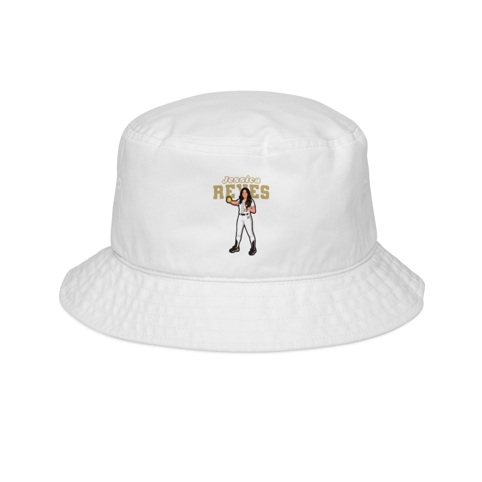 Bucket Hat — character_name_arch in White