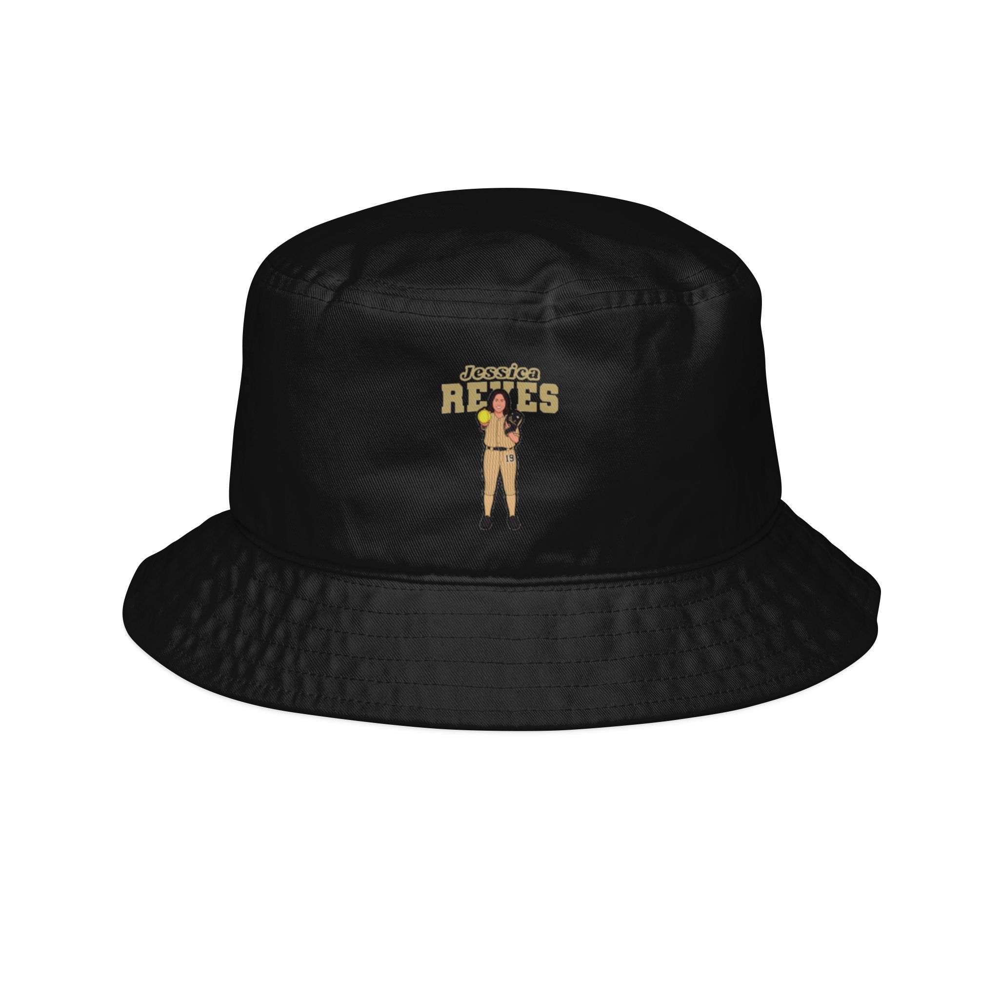 Bucket Hat — character_name_arch in Black