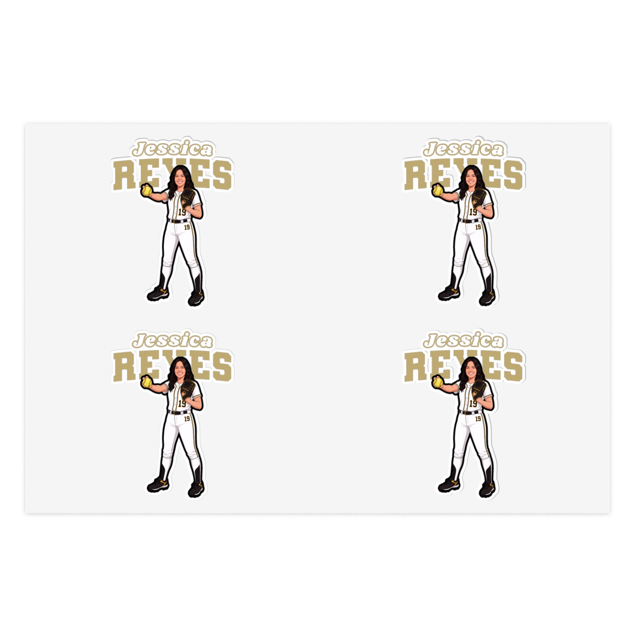 Sticker Sheet — character_name_arch in Classic