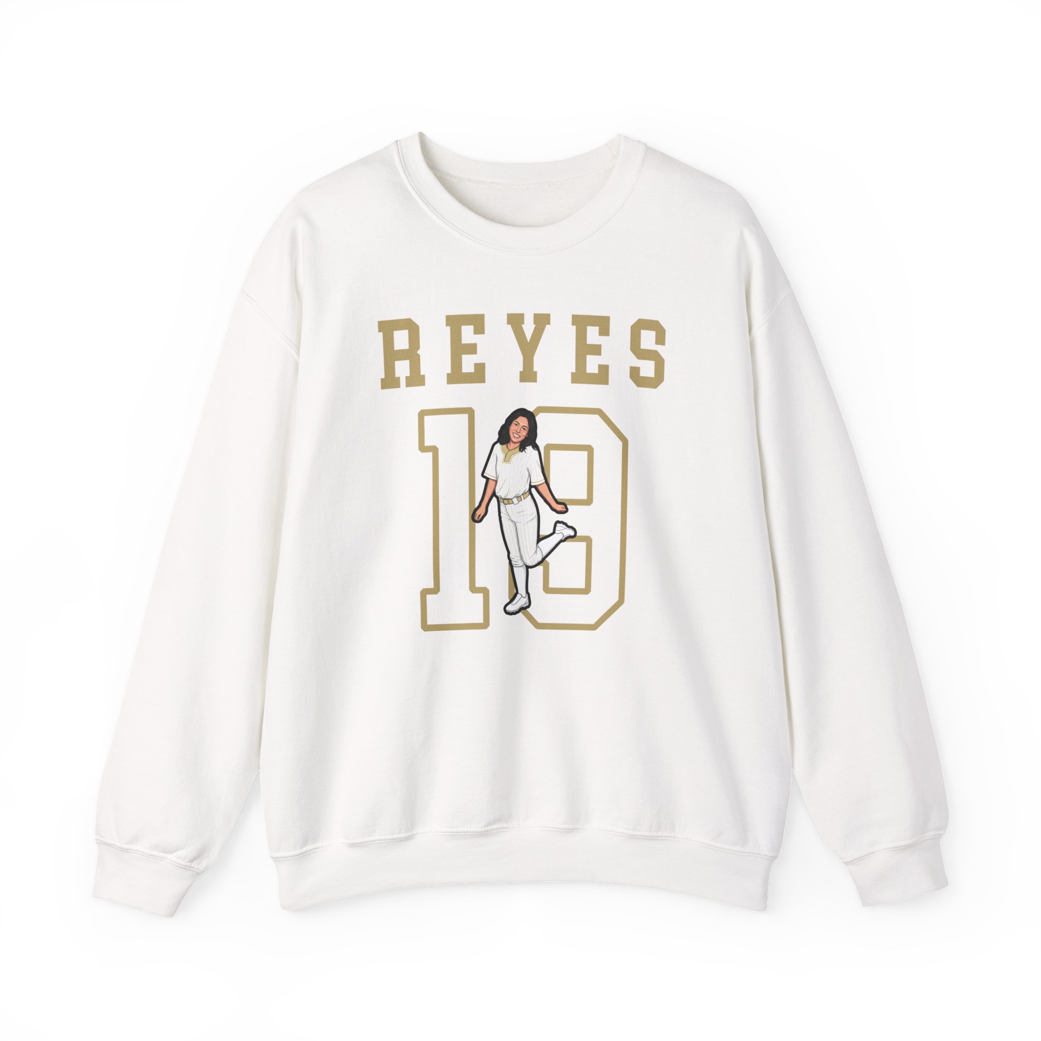 Crewneck Sweatshirt — character_shirsey in White