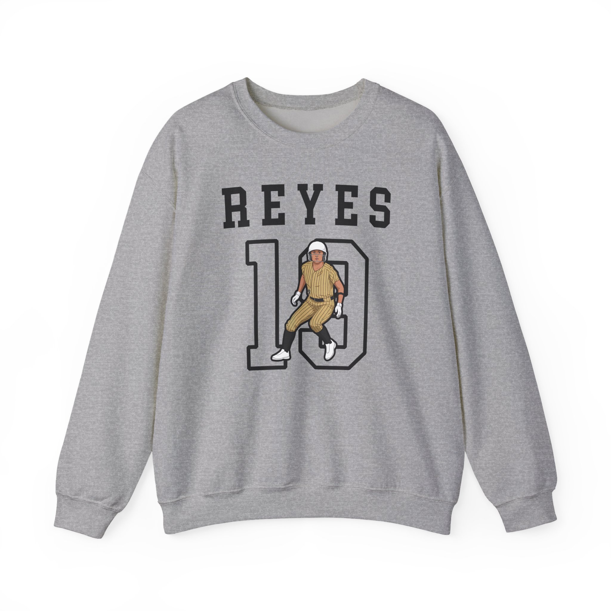 Crewneck Sweatshirt — character_shirsey in Grey