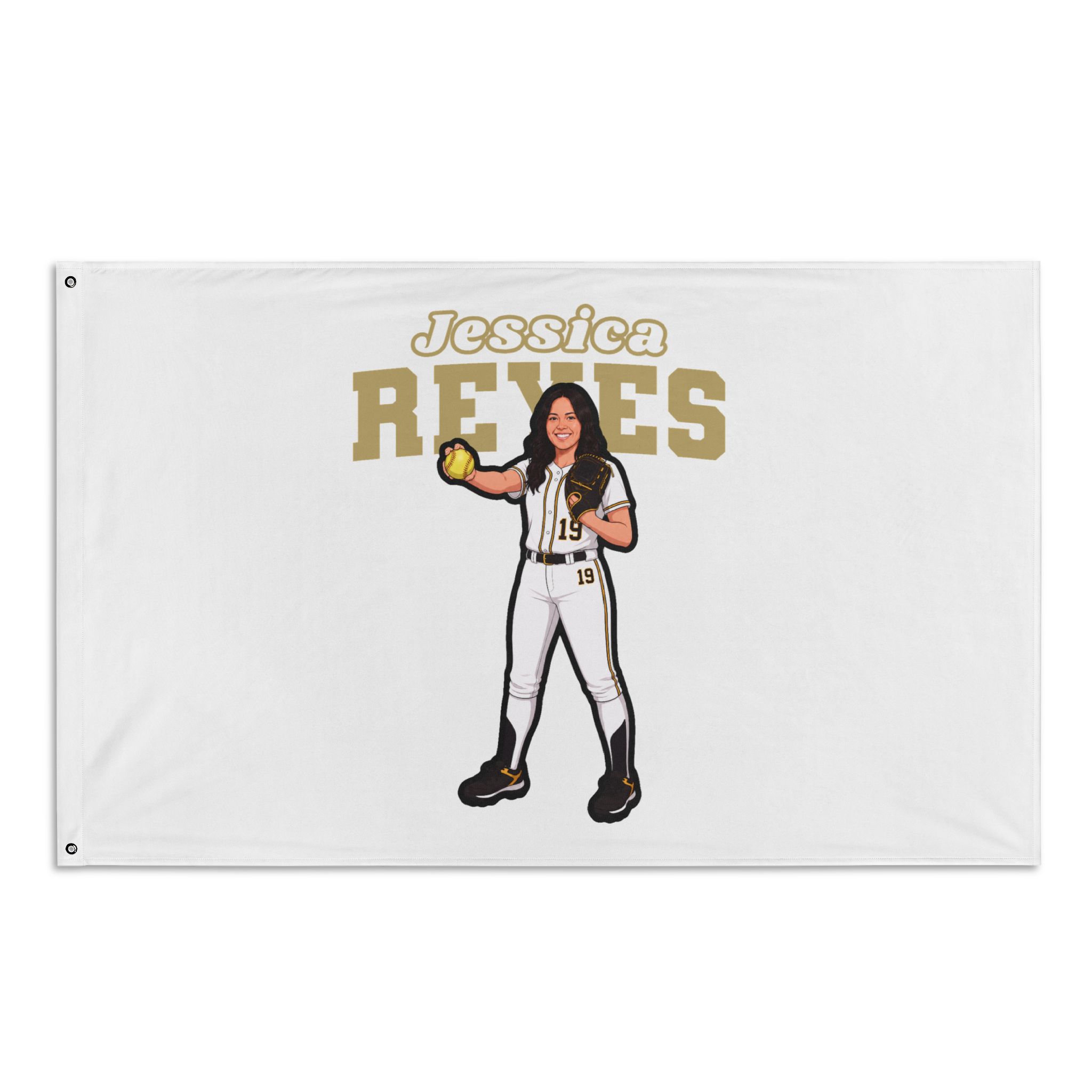 Flag (35 × 56 in) — character_name_arch in Classic