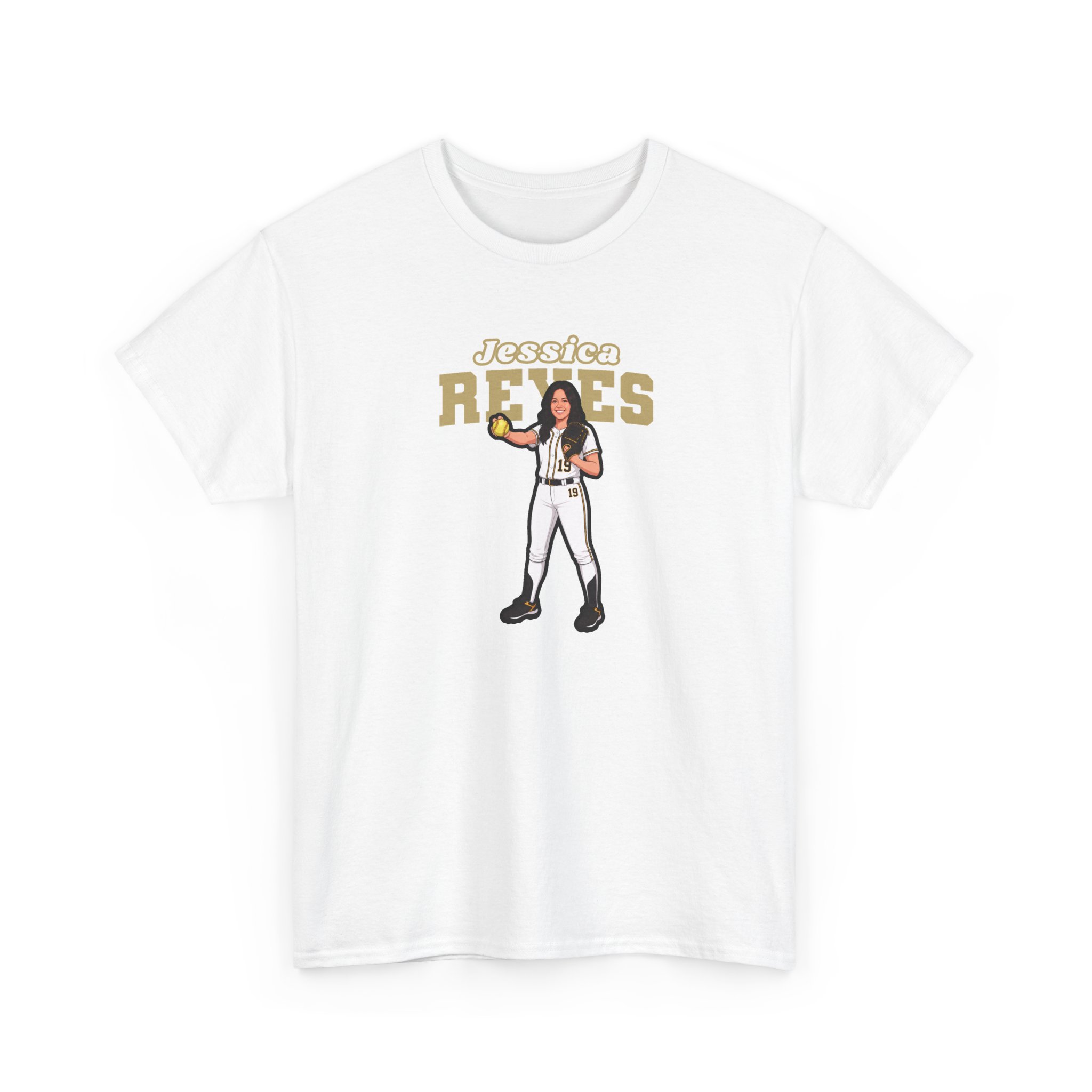 Tee — character_name_arch in White