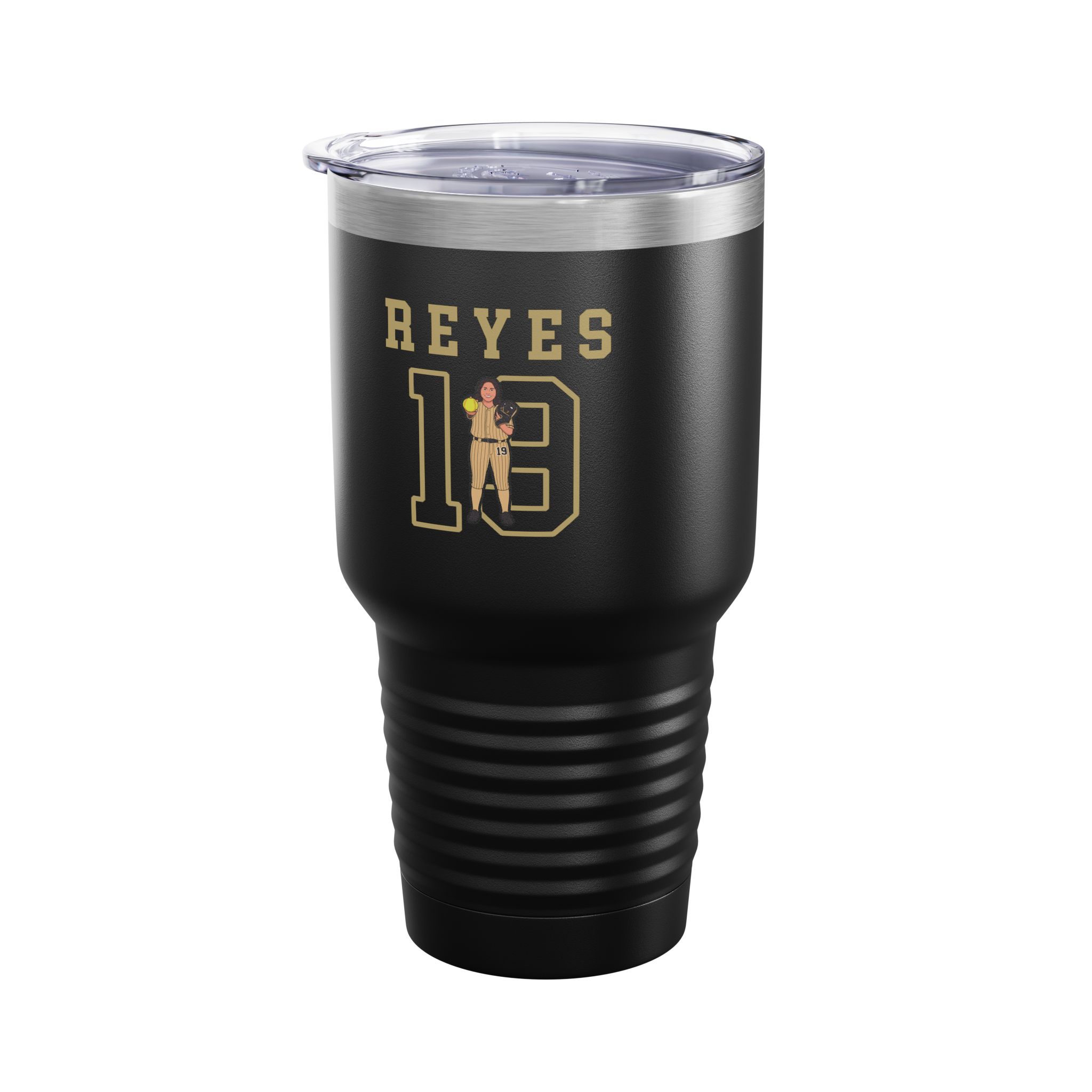 30oz Tumbler — character_shirsey in Black
